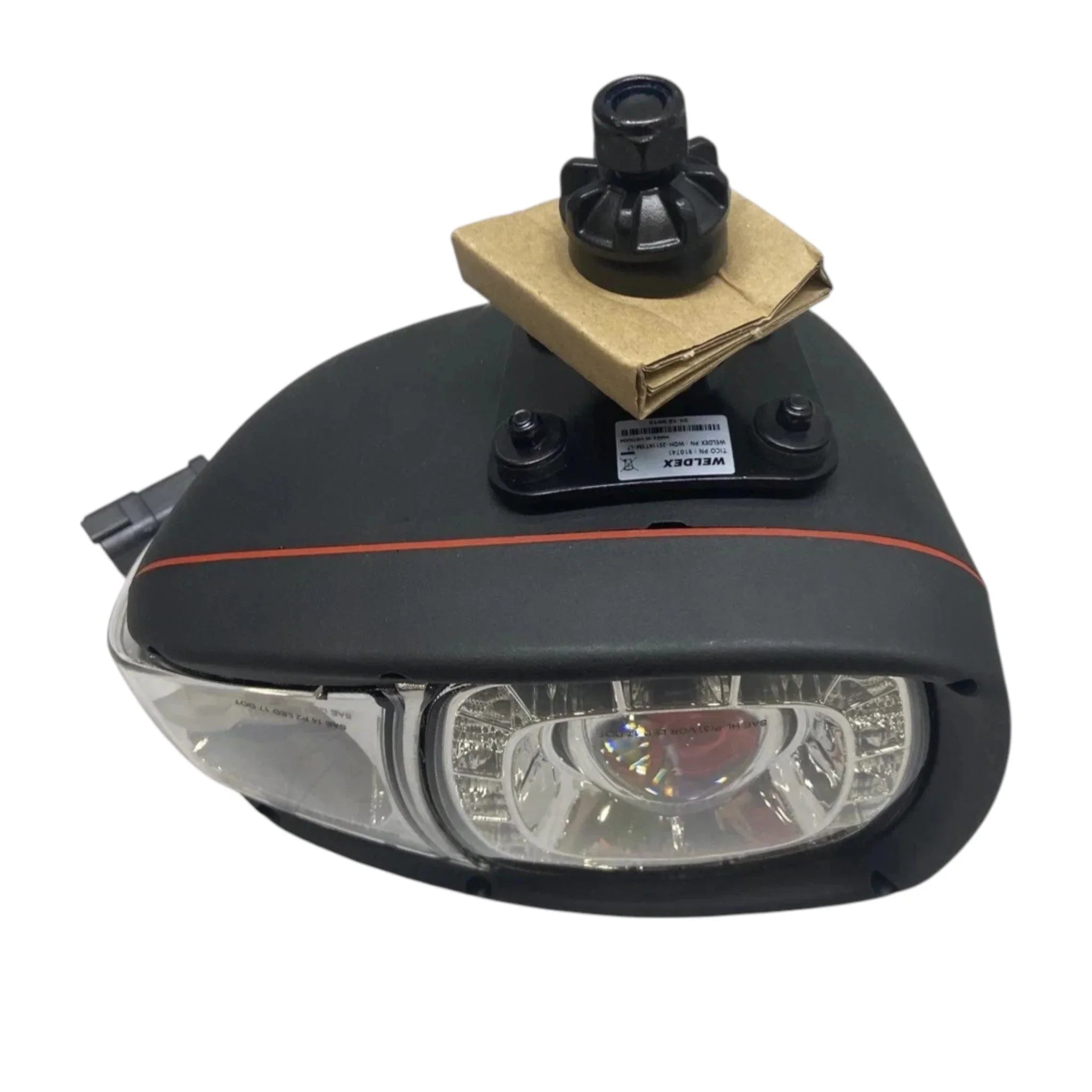 910741 Weldex Two left Side Headlight LED HI/Low Turn Saddle Mnt