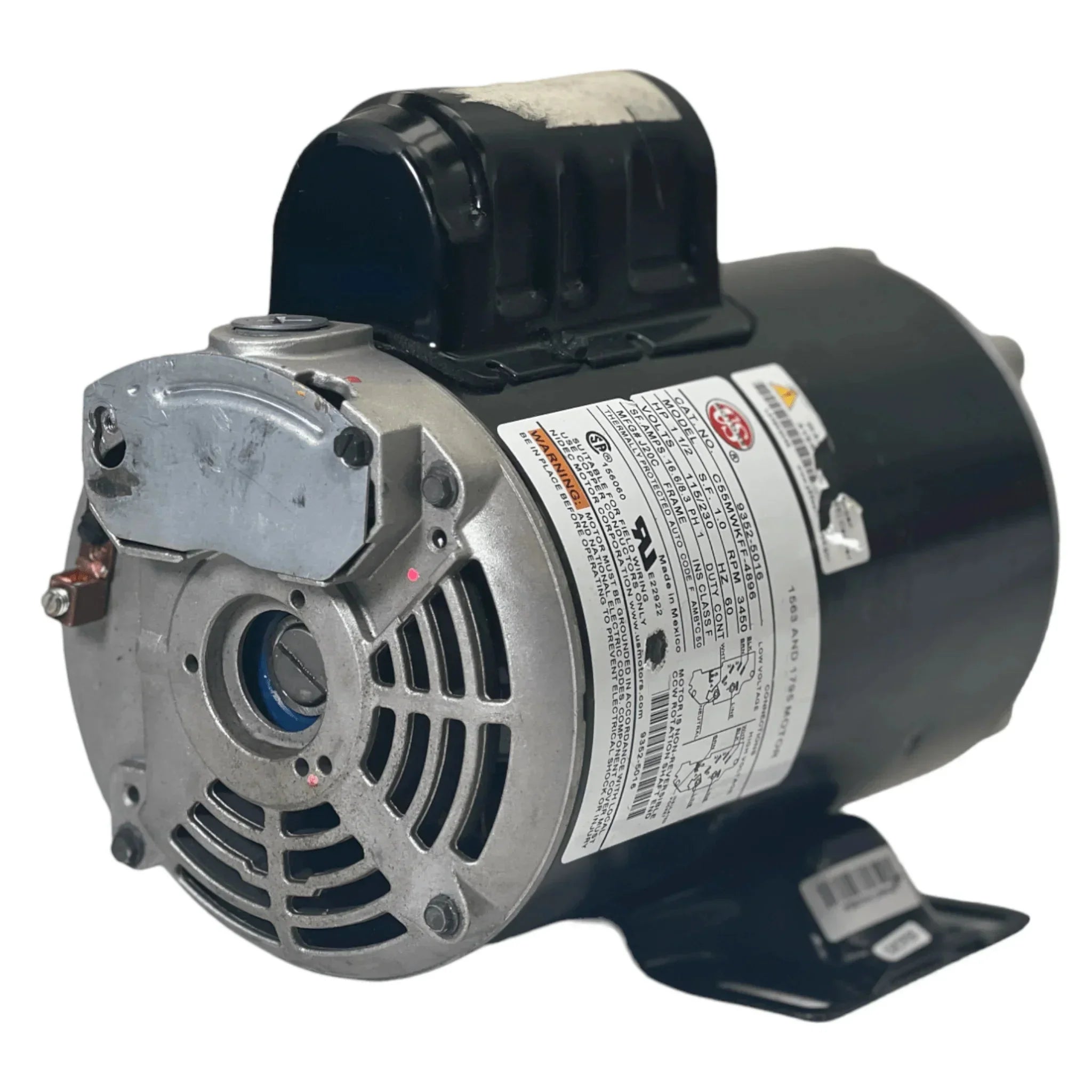 9352-5016 Us Motors Spa Motor C55Mwkff-4896 Model