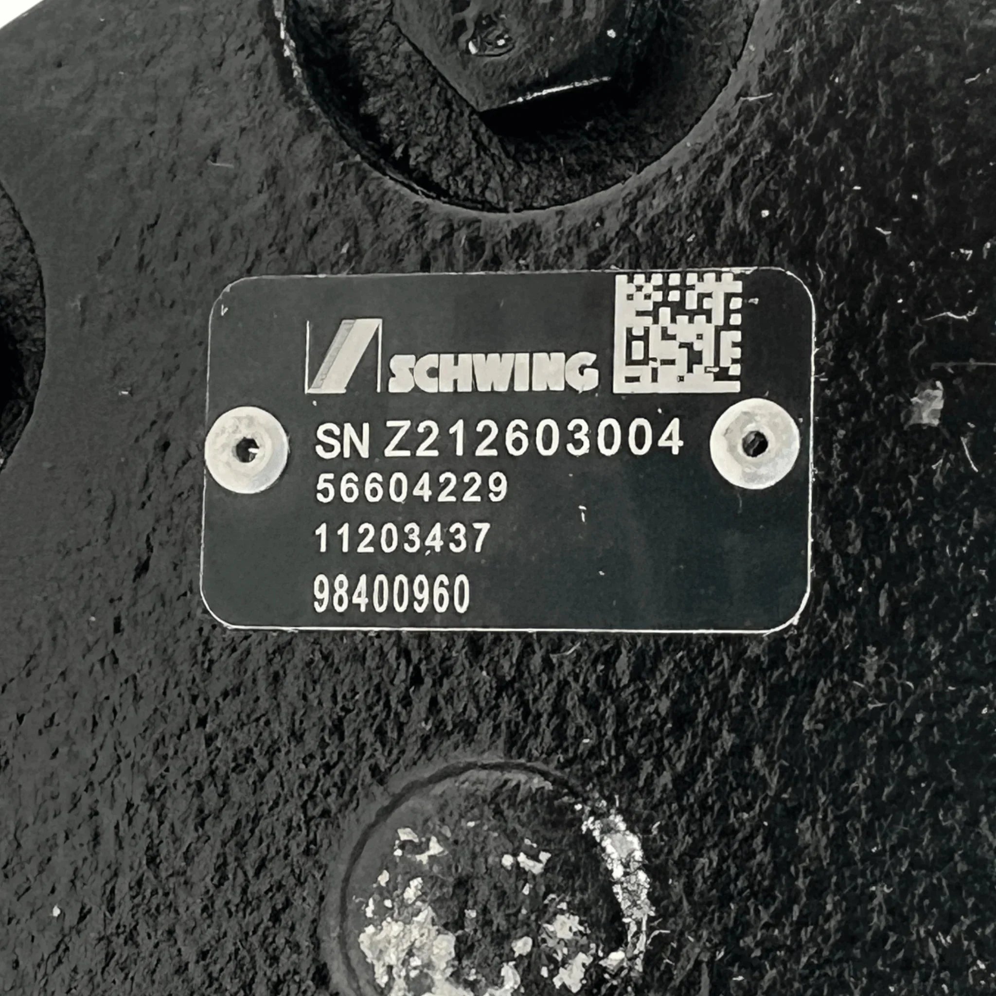 98400960 Genuine Schwing Agitator Motor