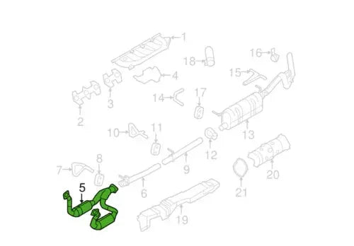 9C3Z-5F250-E Genuine Ford Catalytic Converter