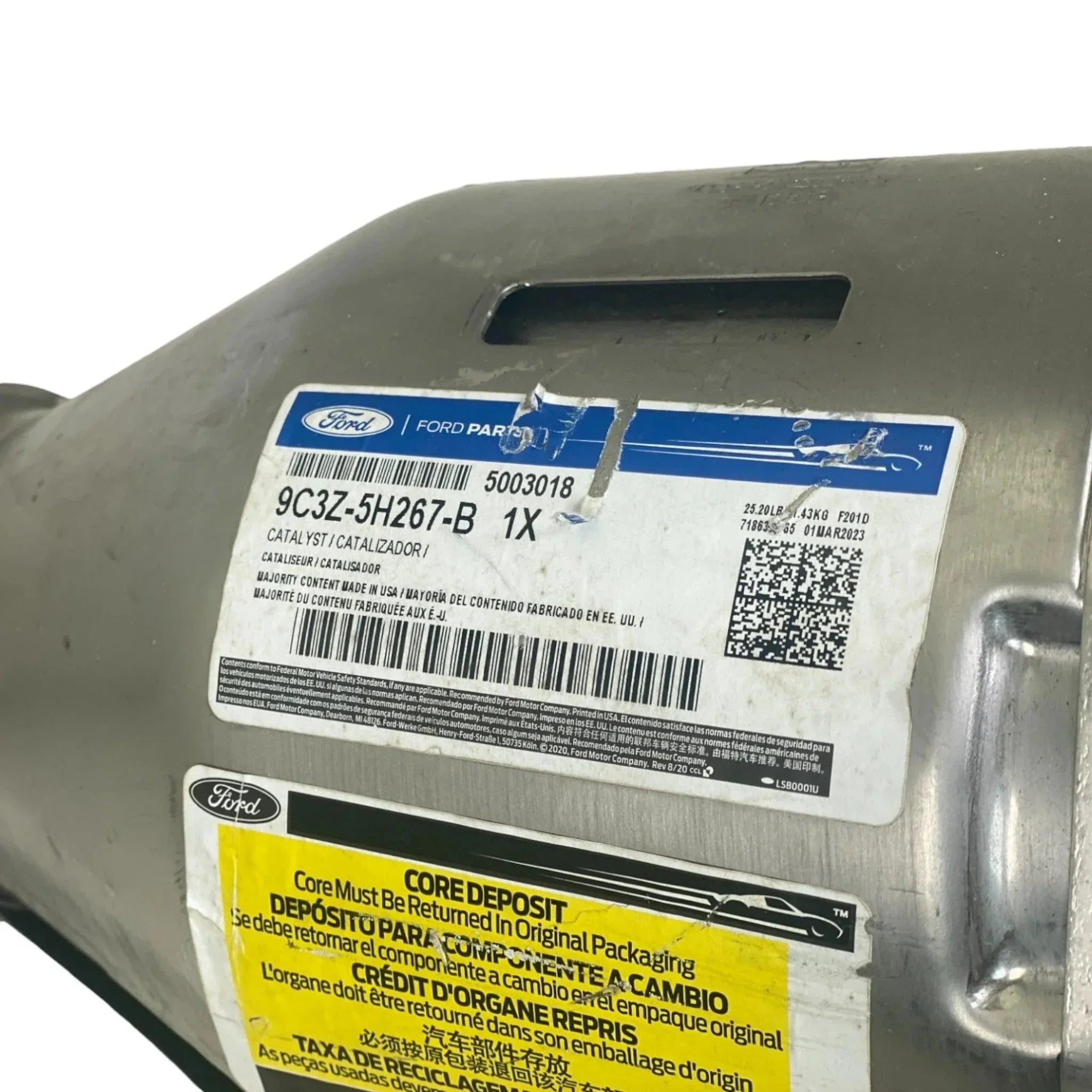 9C3Z-5H267-B Genuine Ford Catalytic Converter W193R