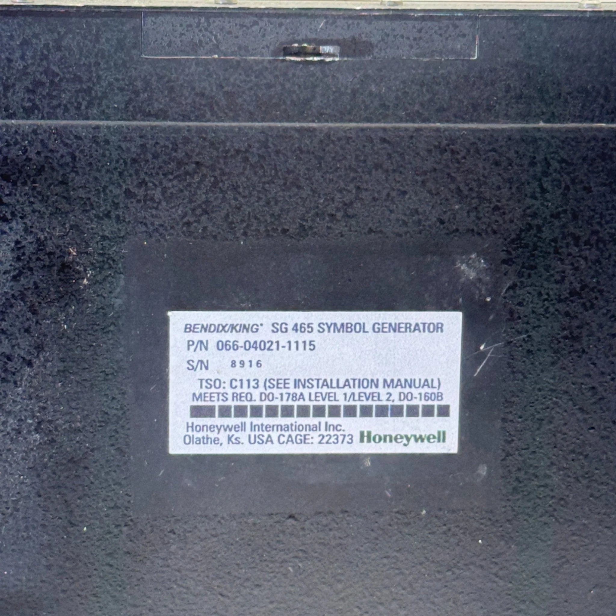 066040211115 Genuine BendixKing Symbol Generator
