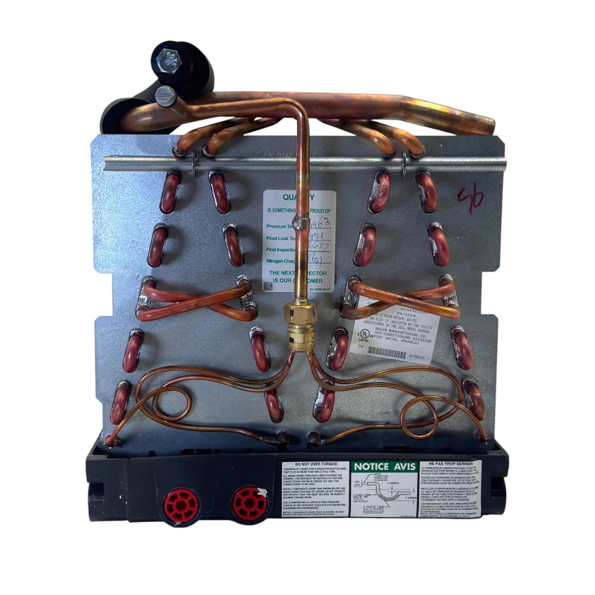 RCBA-2457T Rheem Evaporator Coil Assembly