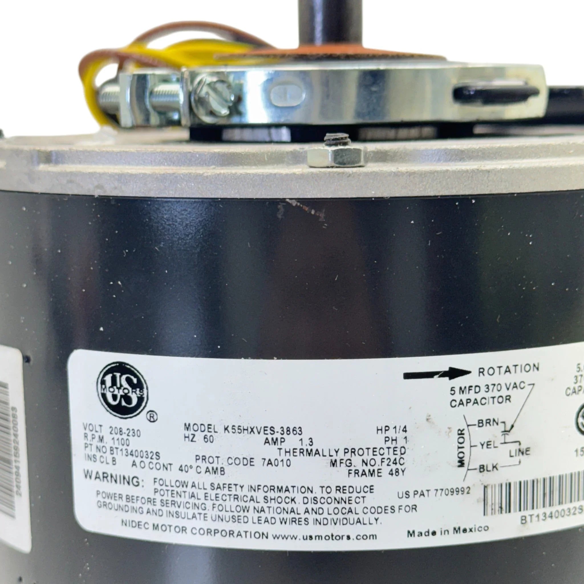 BT1340032S US Motors Blower Motor 208-230V
