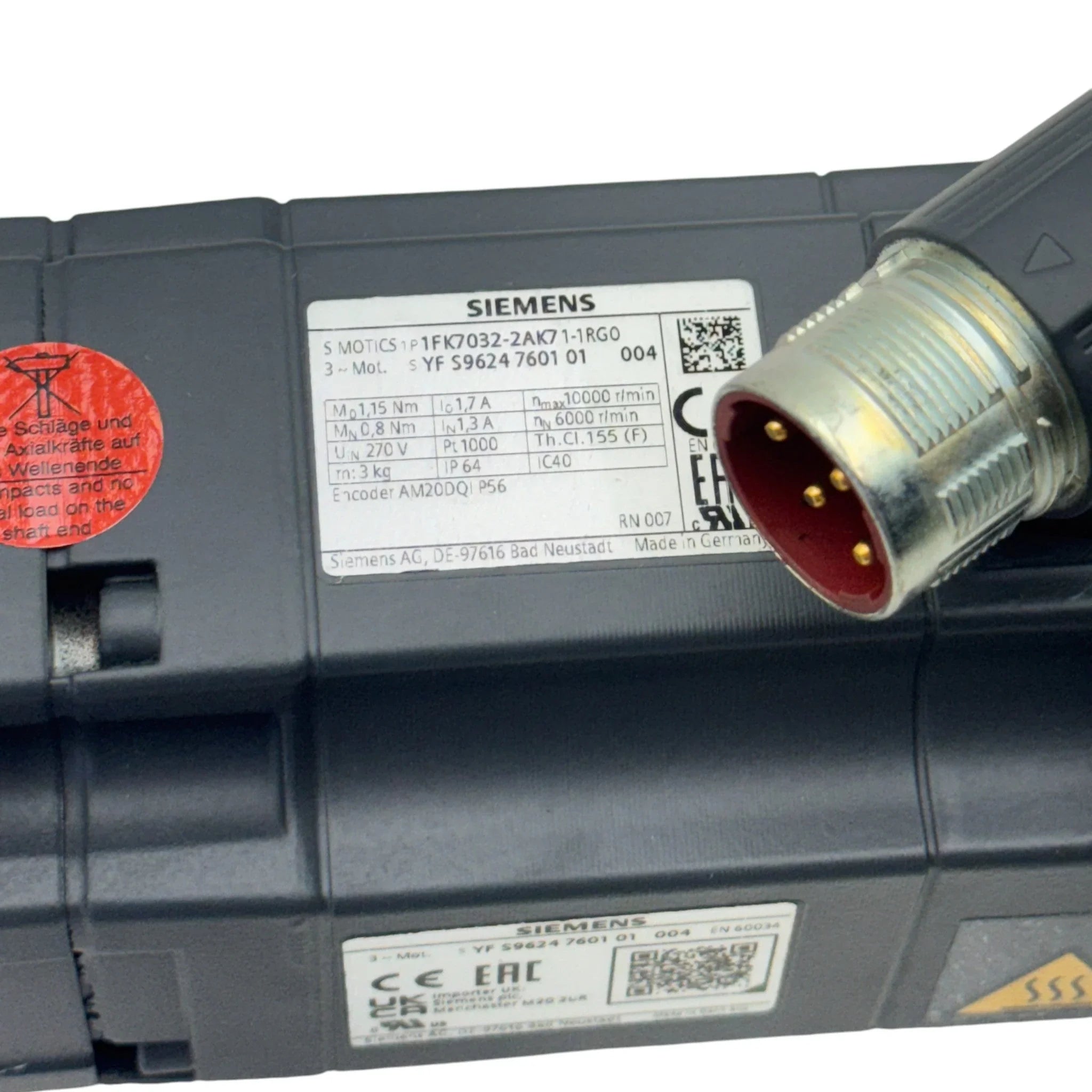1FK7032-2AK71-1RG0 Genuine Siemens Synchronous Motor