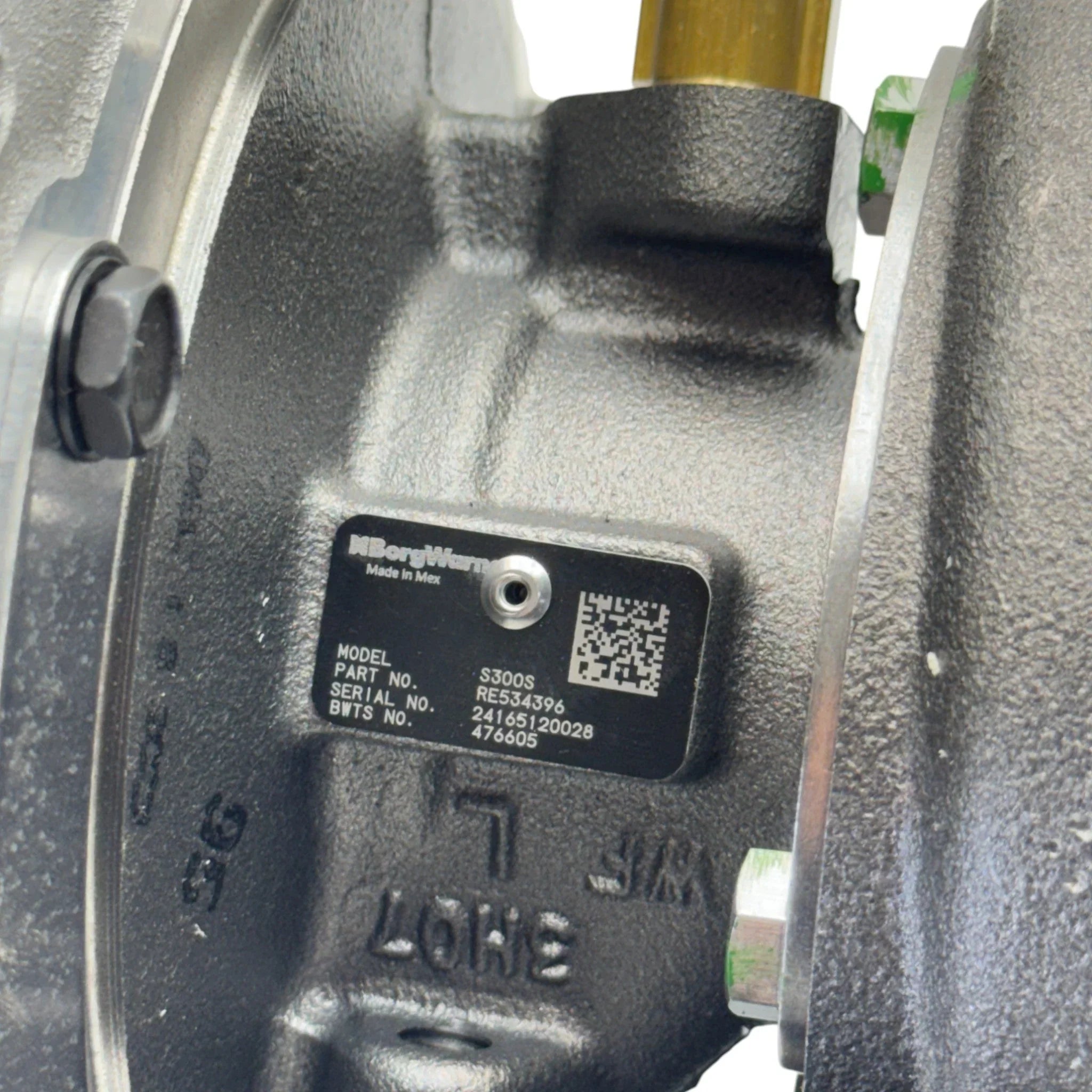 RE508711 Genuine John Deere Turbocharger S300E