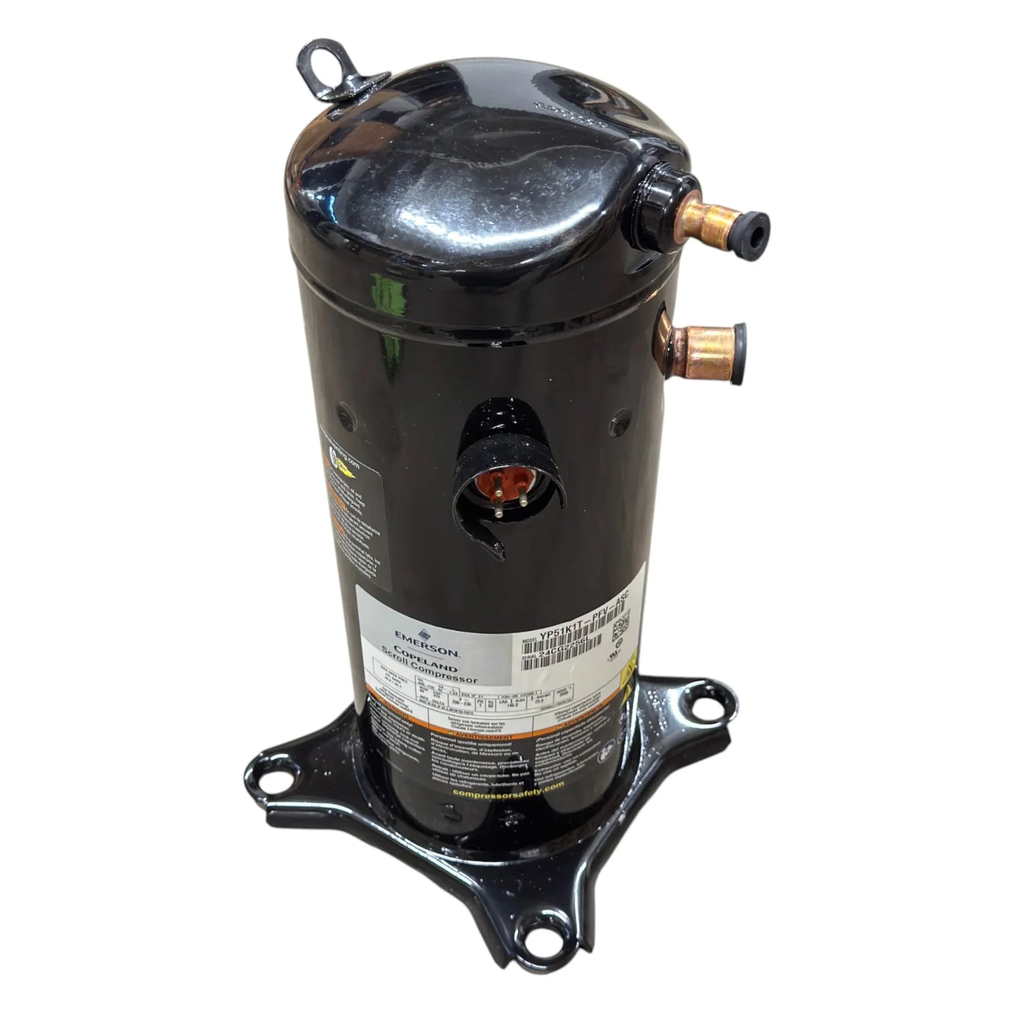 YP51K1TPFVASC Genuine Copeland Scroll Compressor 208-230V
