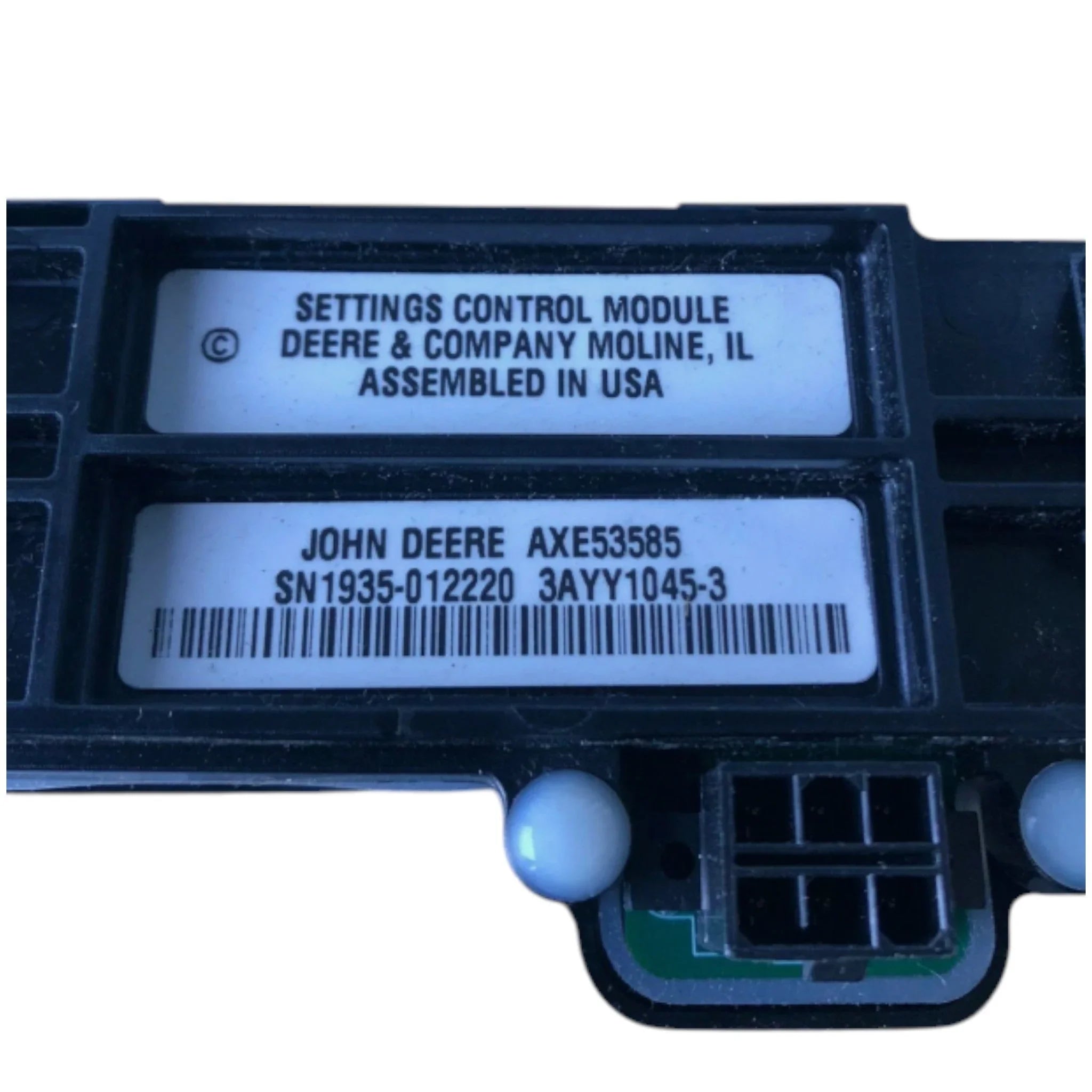 AXE53585 John Deere Less Hillmaster Setting Control Module