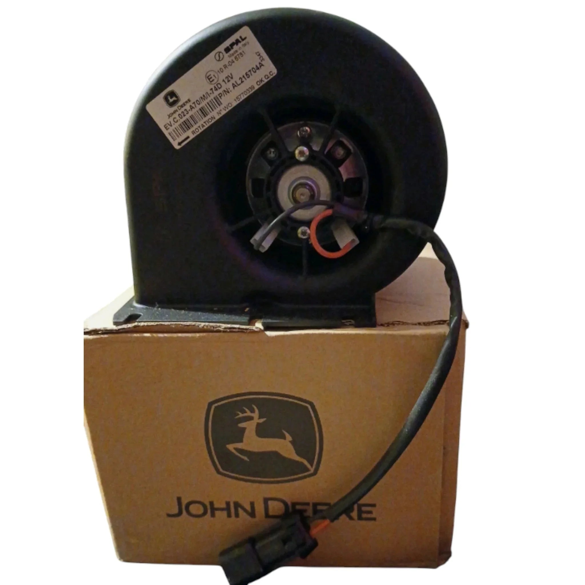 AL110881 John Deere Air Circulation Main Cab Blower Motor