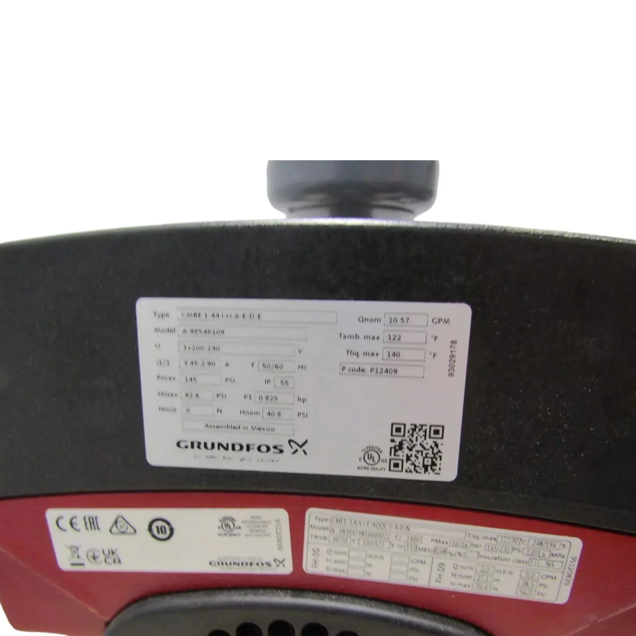 A-98548109 Grundfos Multistage Centrifugal Pressure Boosting Pump