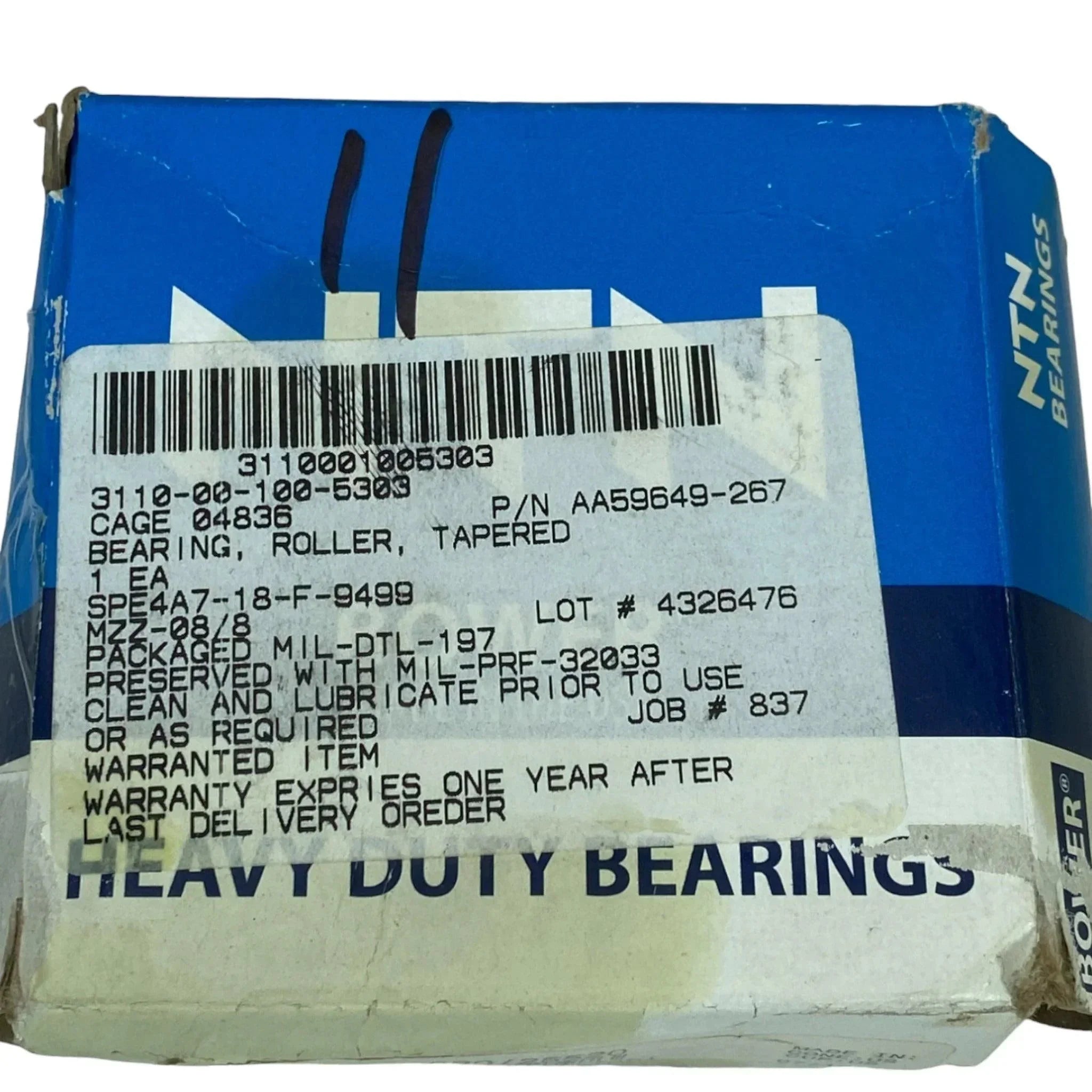 AA59649-267 Bower Roller Tapered Bearing