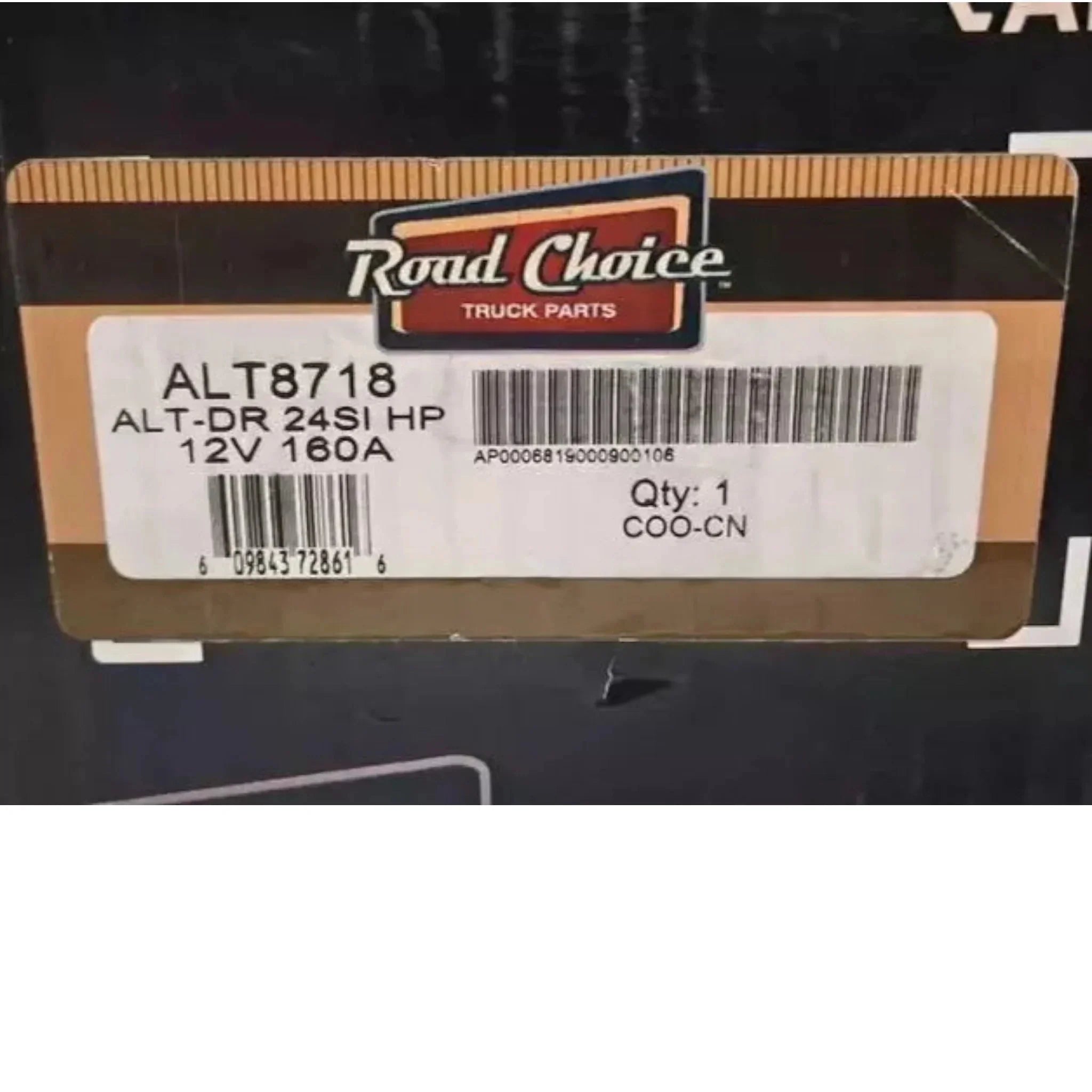 ALT8718 Road Choice Alternator 12V 160A