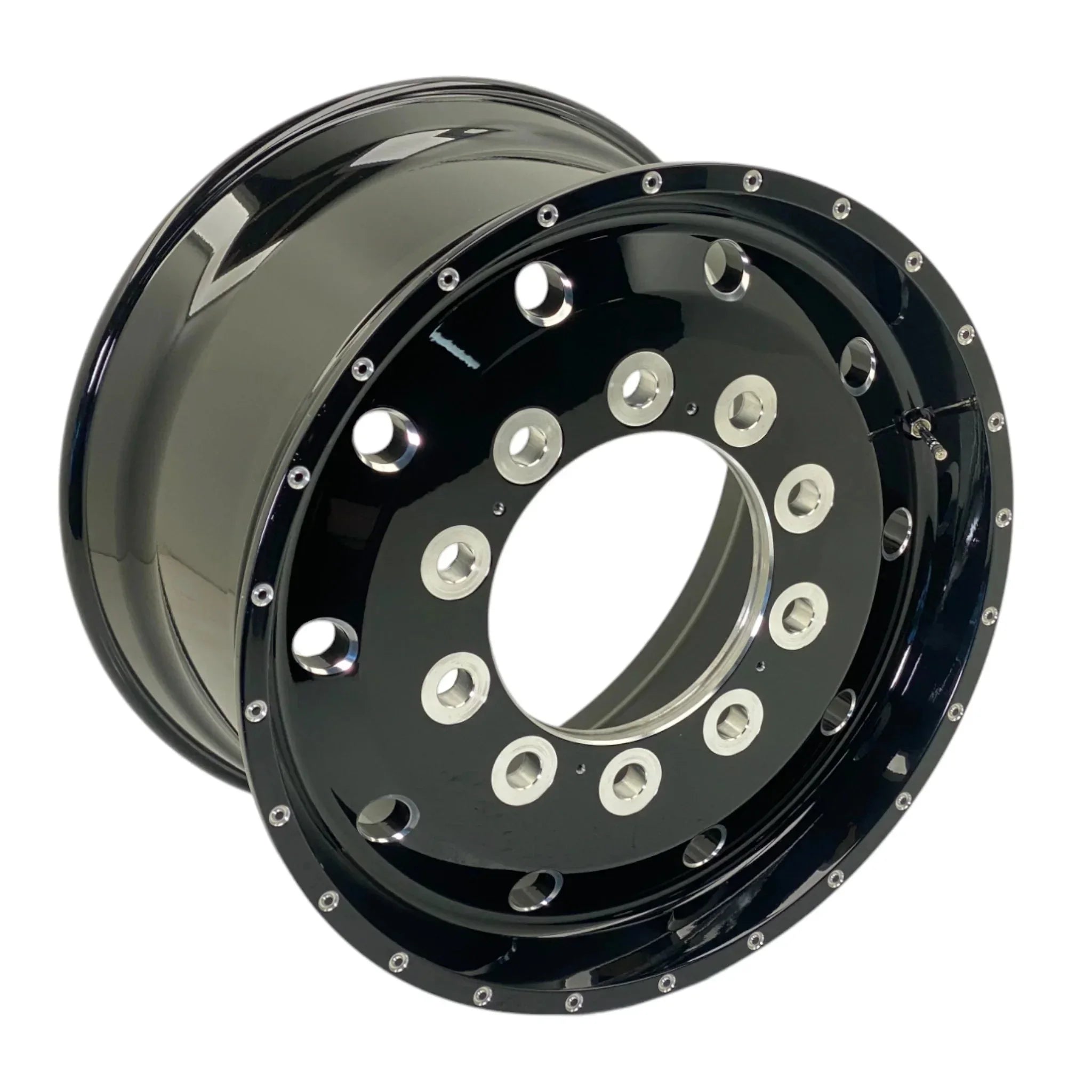 AO405221210301H Genuine ATX Front Gloss Black Milled Wheel