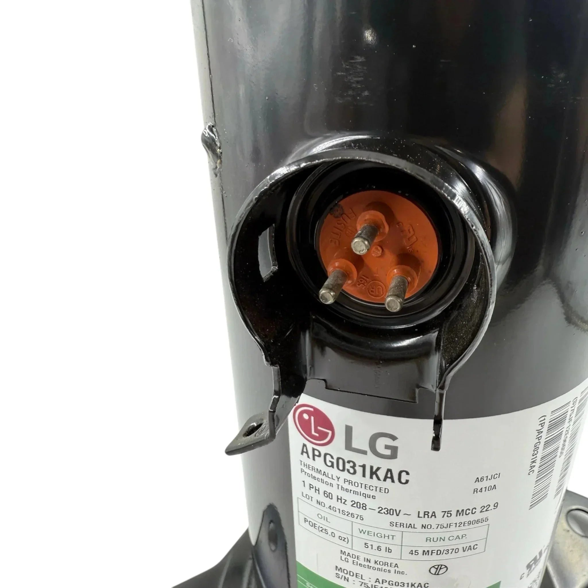 APG031KAC Genuine LG A/C Compressor 208-230V 1PH