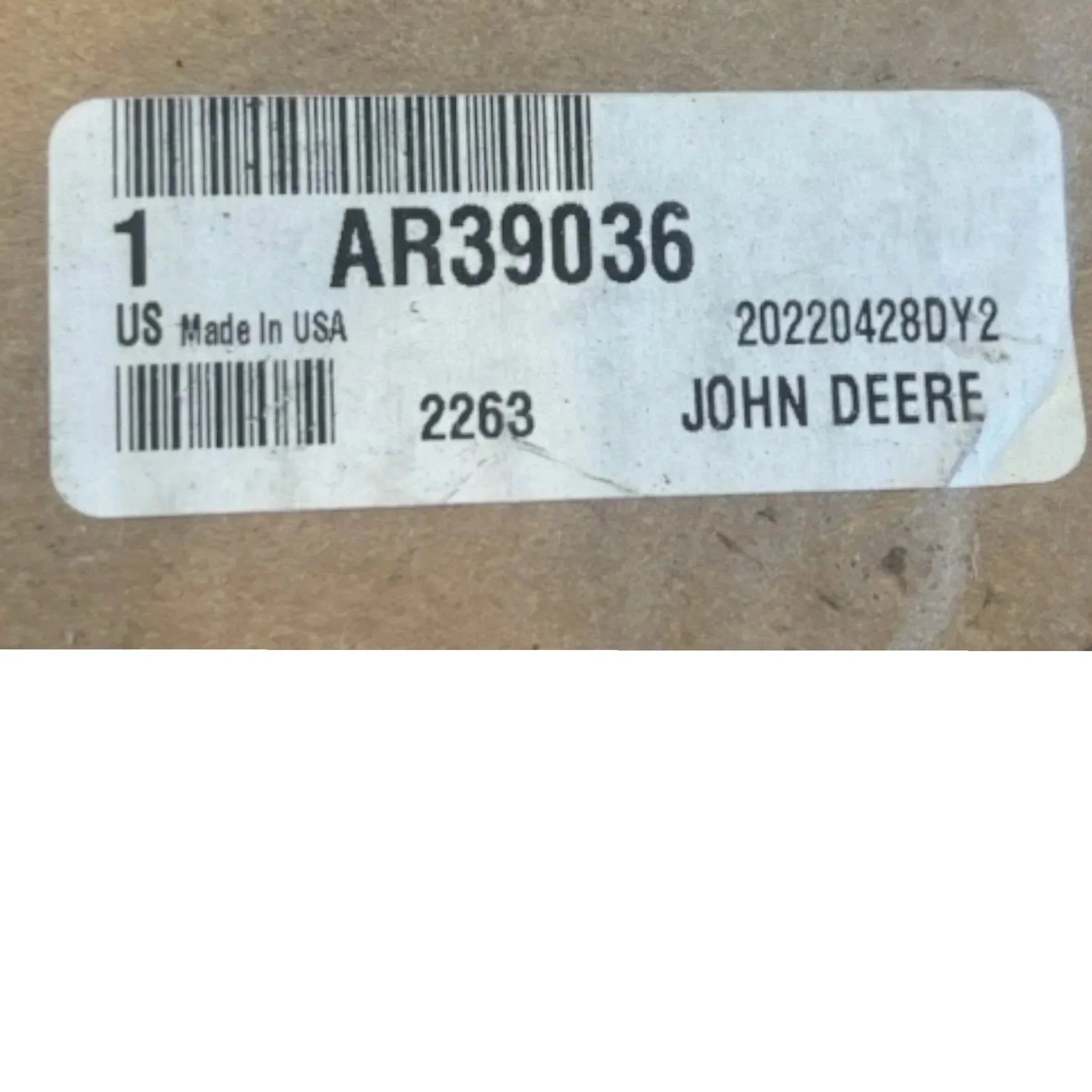 AR39036 John Deere RH Breakaway Coupler