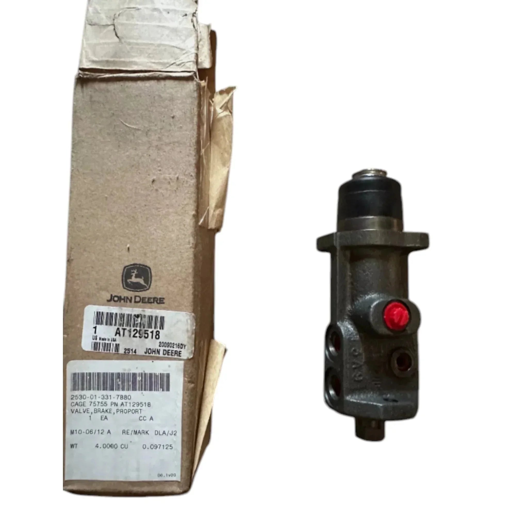 AT129518 John Deere Manual Hydraulic Valve