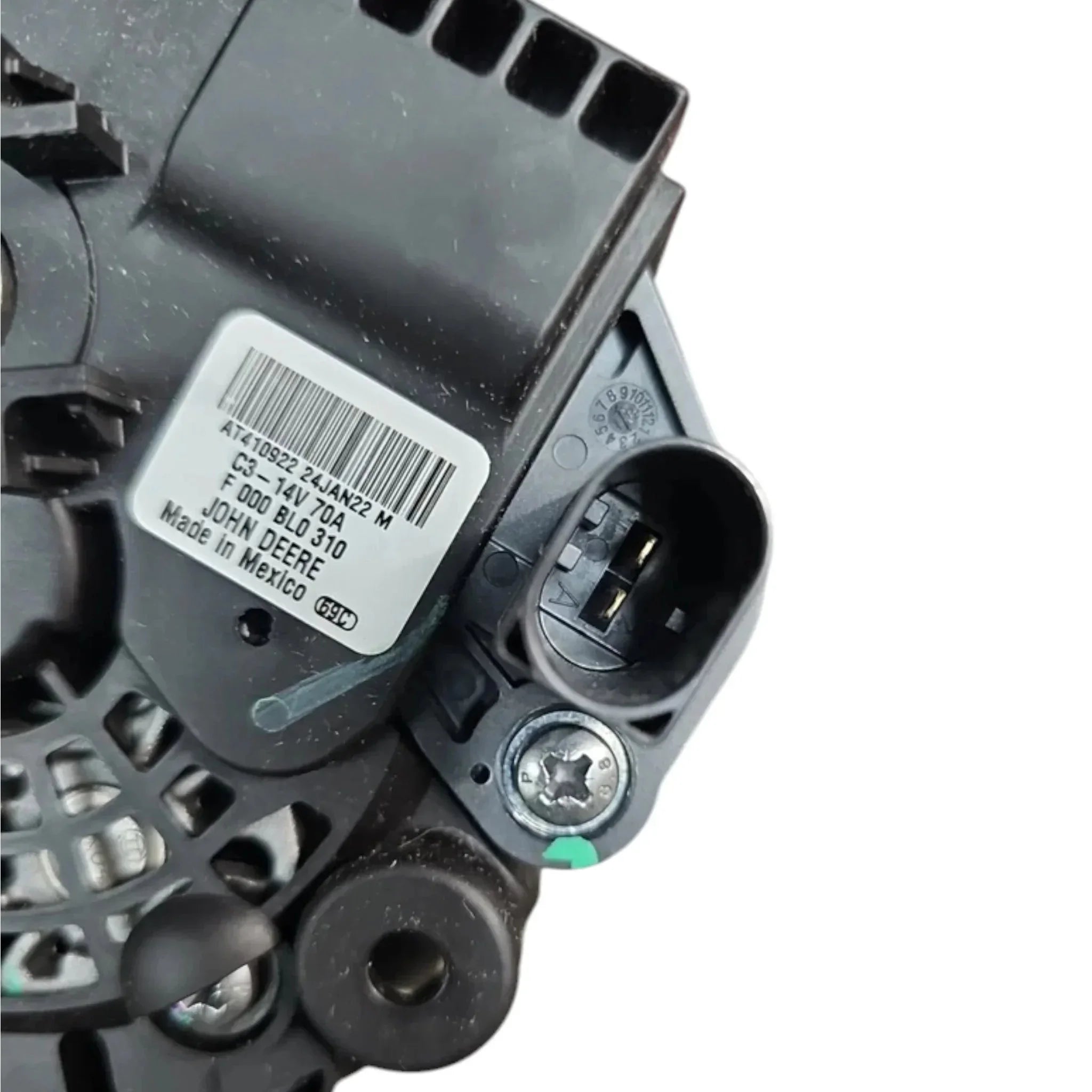 AT410922 Genuine John Deere Alternator 12V 70A