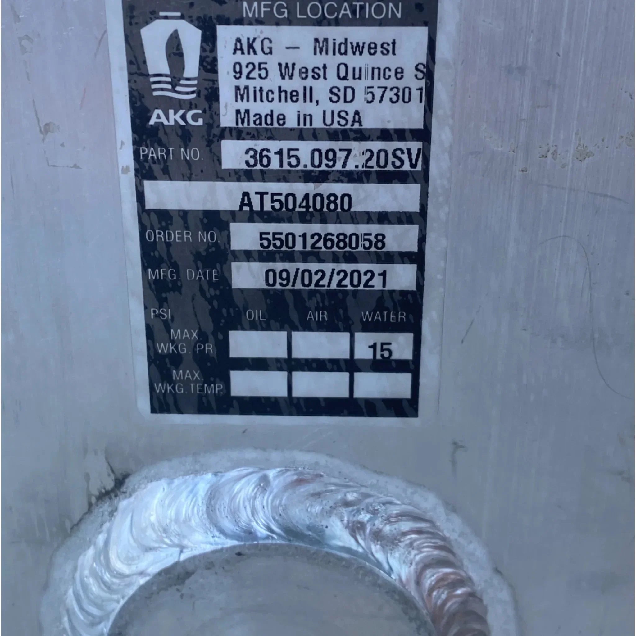 At419917 Genuine Akg Of America Radiator