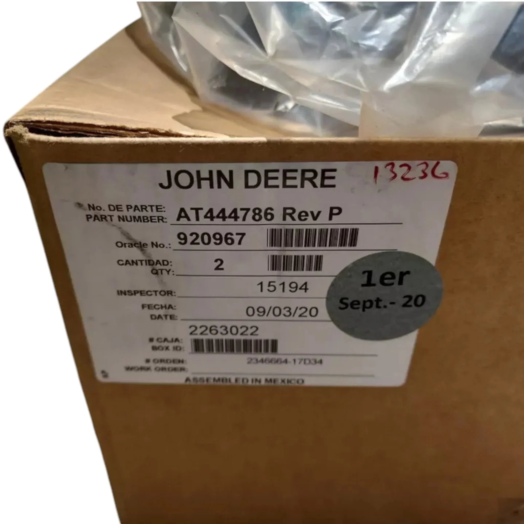 AT444786 John Deere Wiring Harness