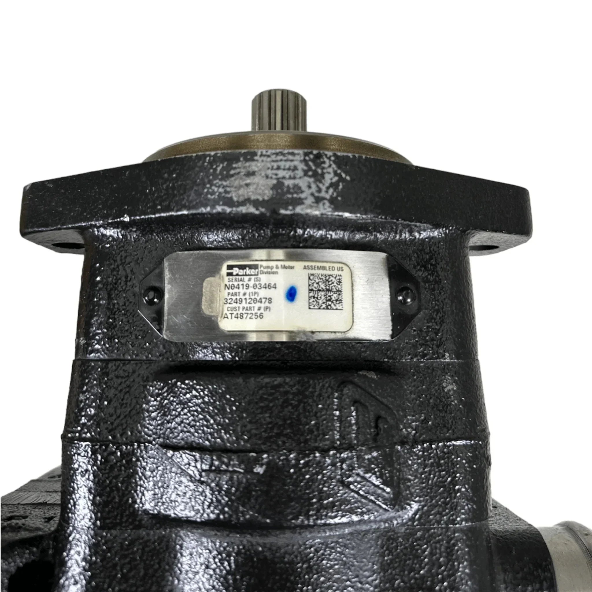 AT487256 Genuine Parker Hydraulic Gear Pump 39.5 cc/24.9 cc For John Deere