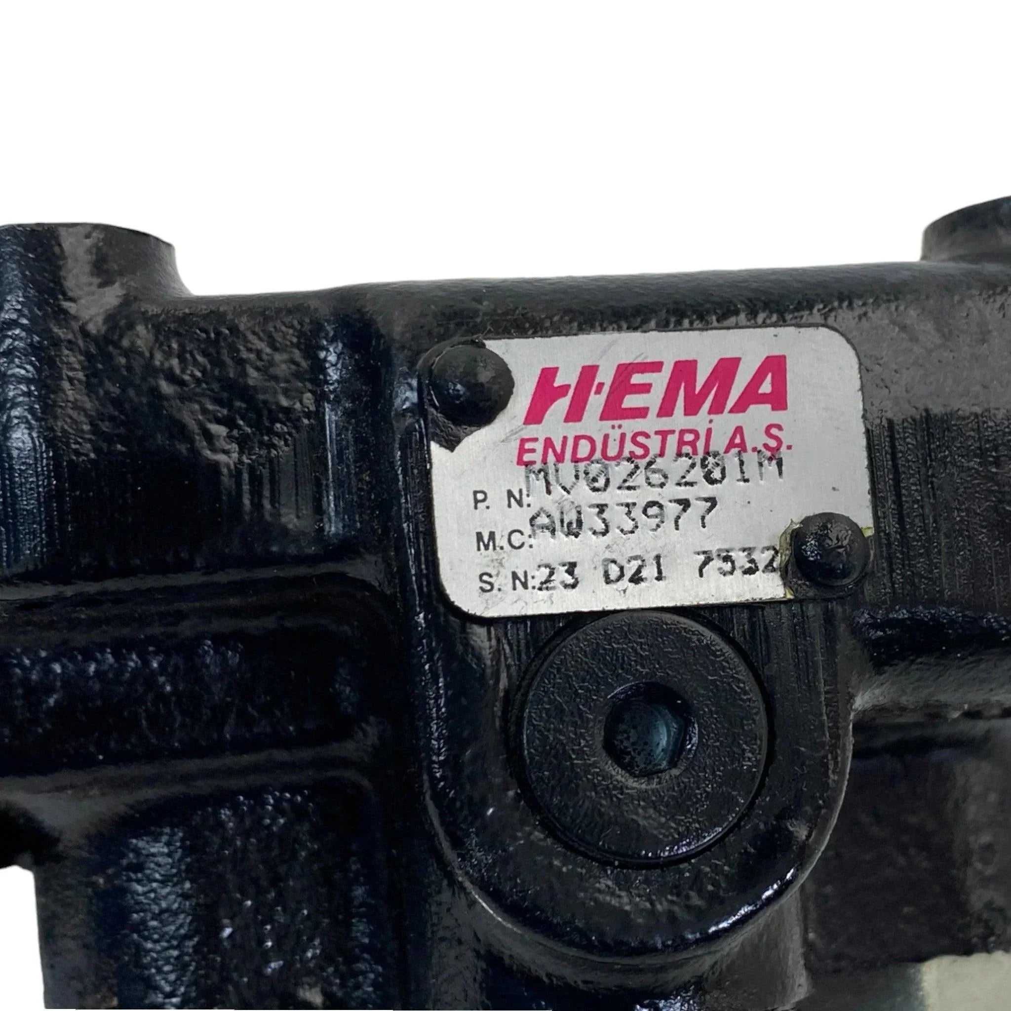 AW33977 Genuine John Deere Manual Hydraulic Valve