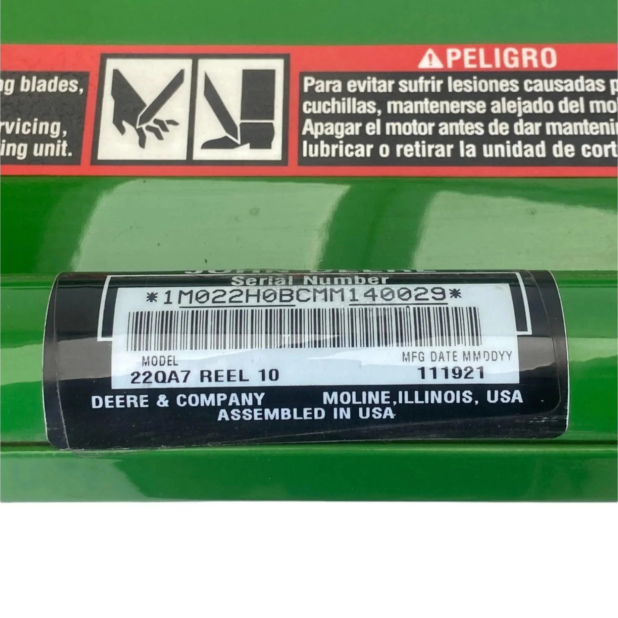 BM24122 Genuine John Deere Reel Cutting Unit