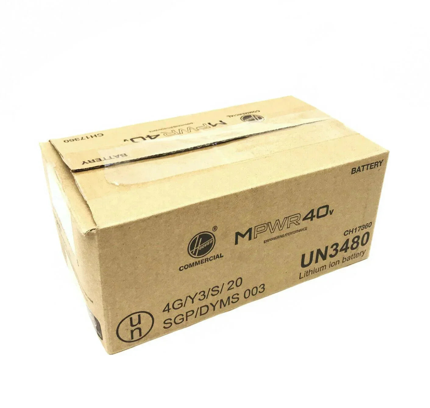 Ch17360 Genuine Hoover Commercial Mpwr 40V Lithium Ion Battery