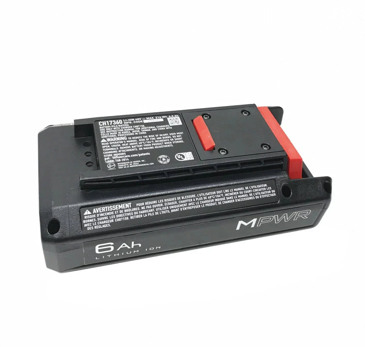 Ch17360 Genuine Hoover Commercial Mpwr 40V Lithium Ion Battery