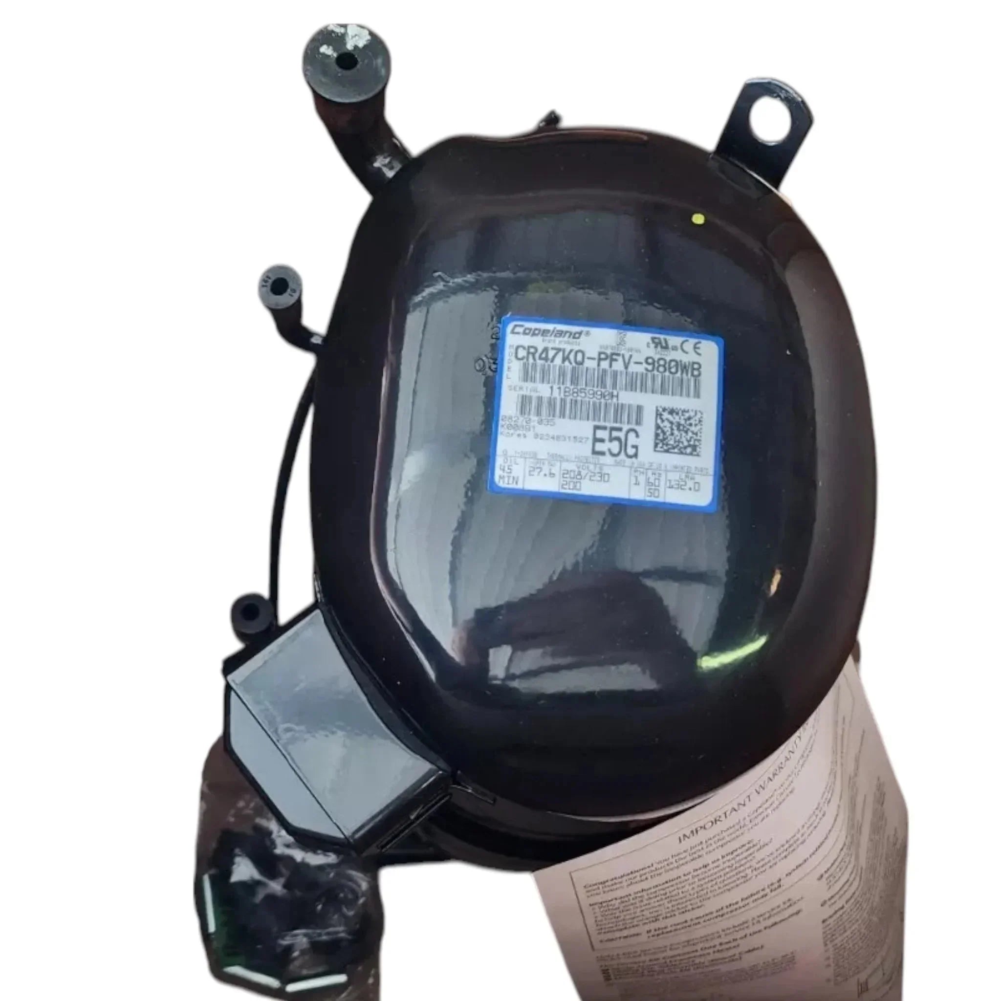 CR47KQ-PFV-980WB Genuine Copeland Scroll Compressor