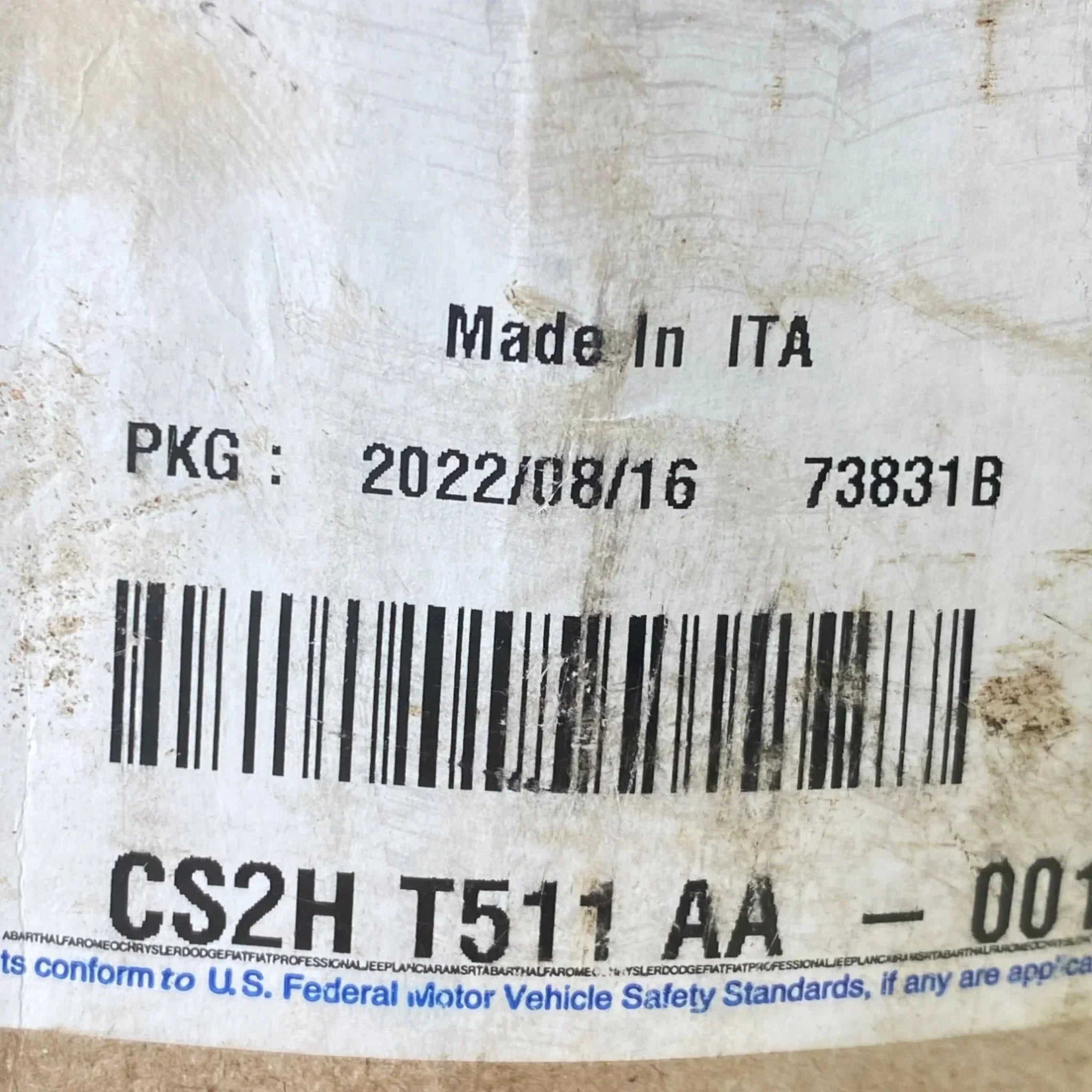 CS2HT512AA Genuine Mopar Water Pump