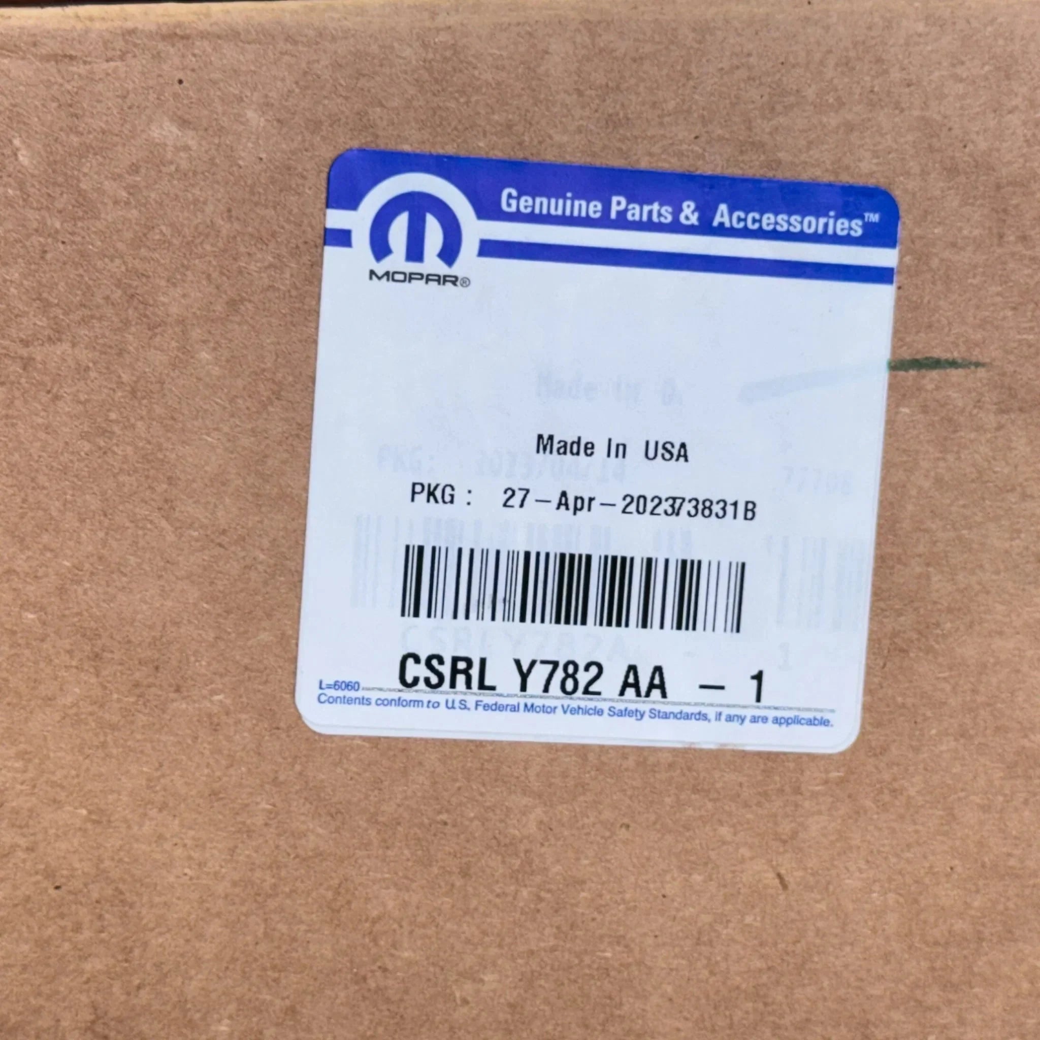 CSRLY782AA Genuine Mopar Fuel Injection Kit