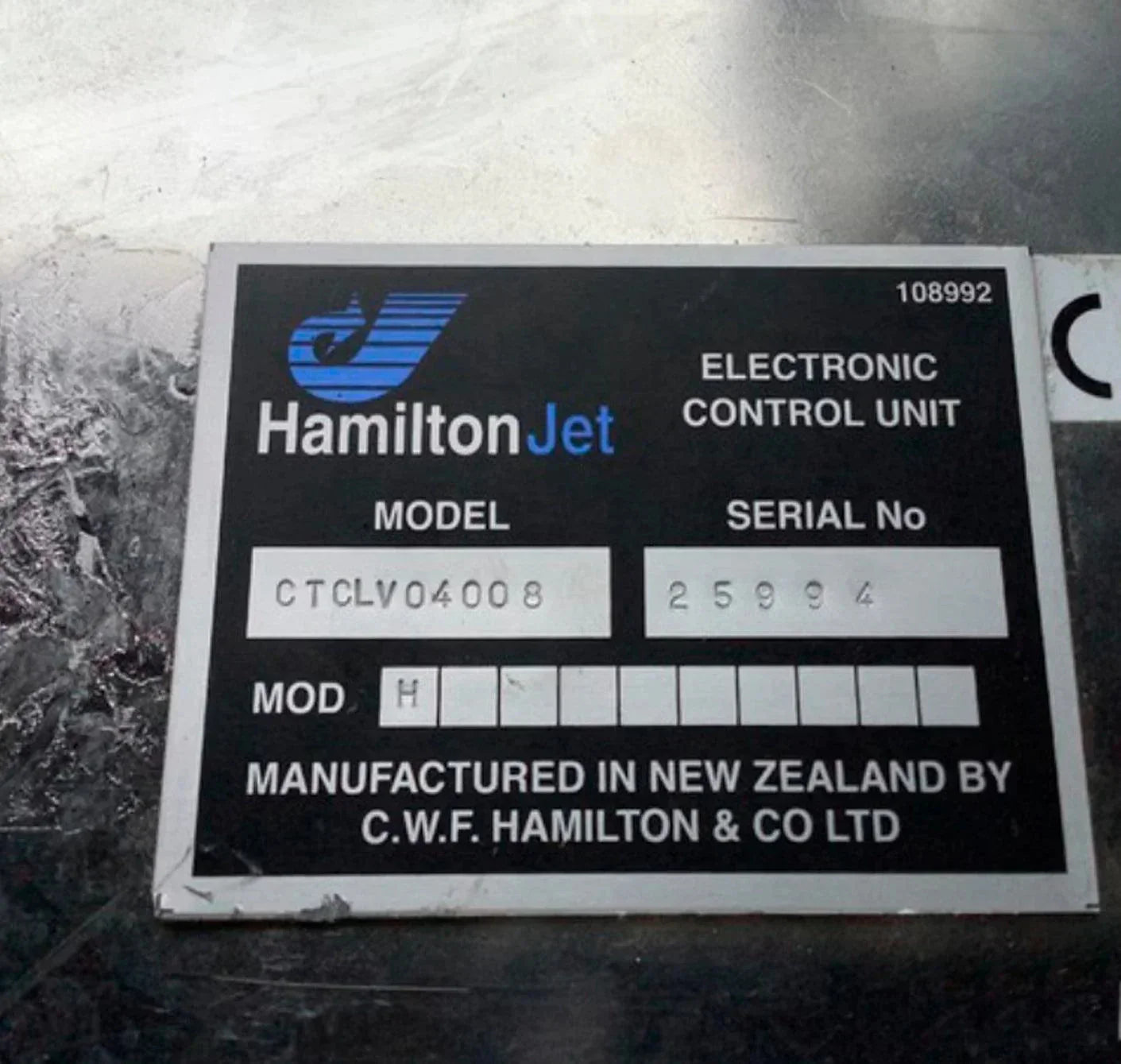 Ctclv04008 Genuine Hamilton Jet Dual Lever Slc Module
