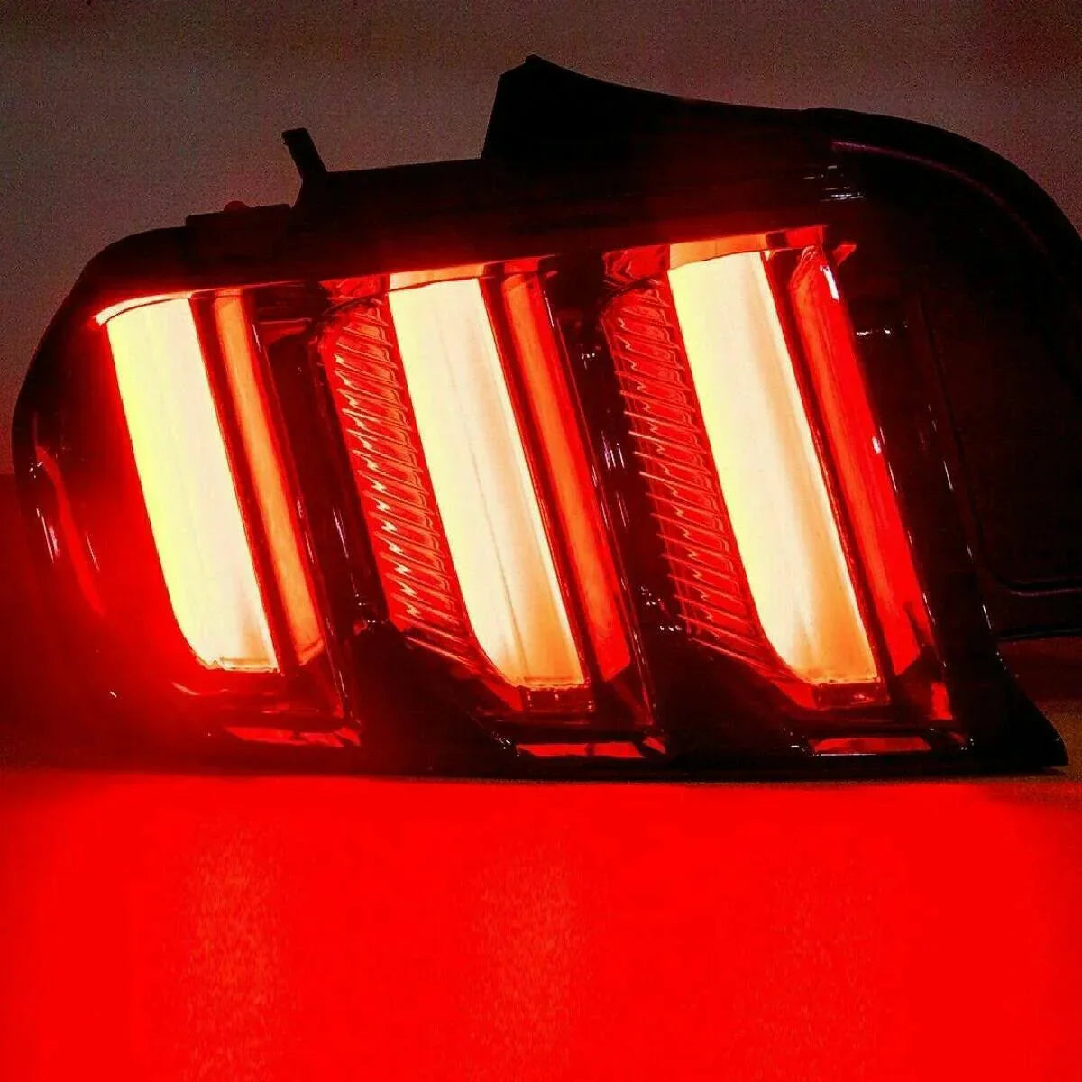 Ctrng-0636-Gbc Euro Style Left & Right Black Clear Full Led Sequential Signal Tail Lights
