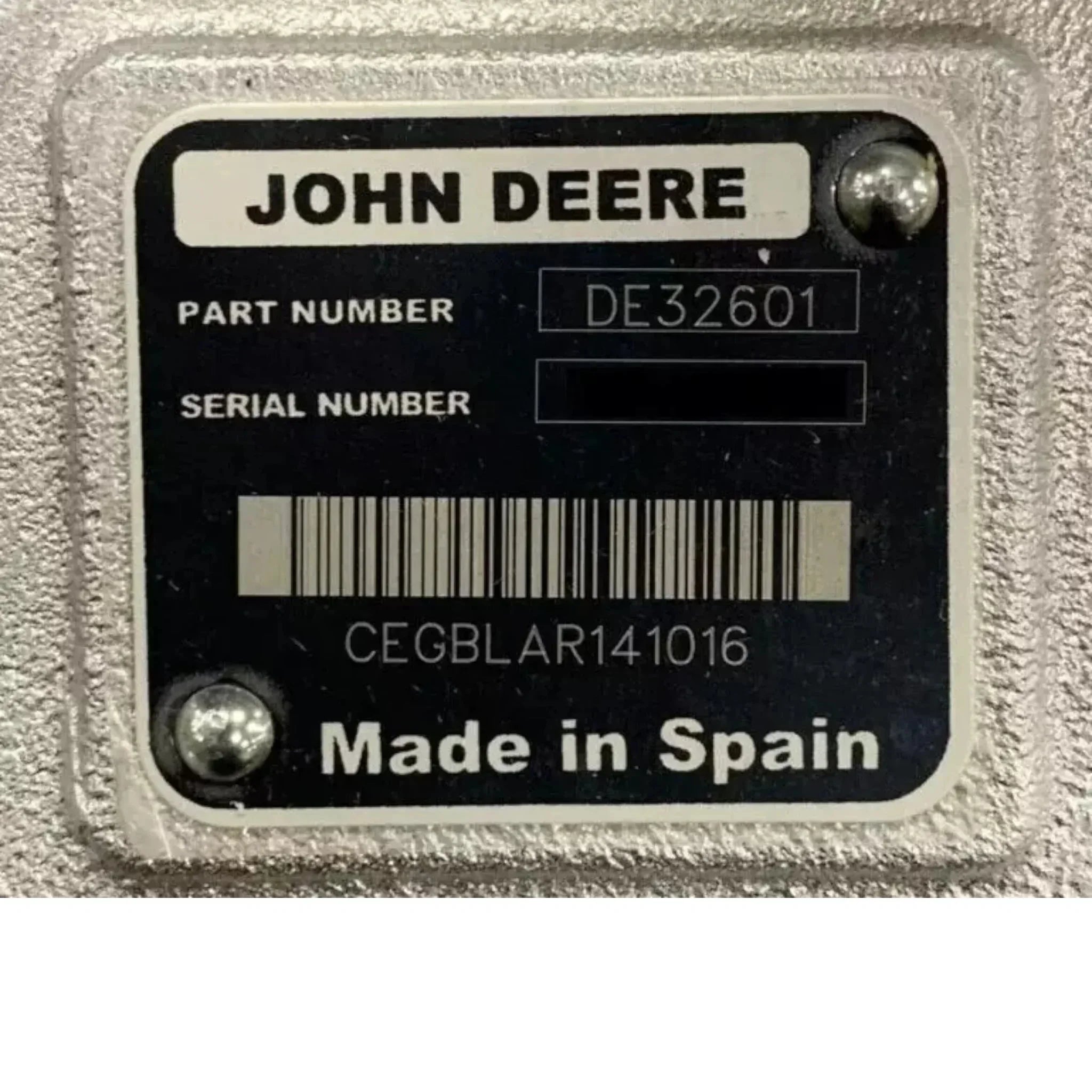 DE32601 Genuine John Deere Clean Grain Elevator Drive Gear Assembly