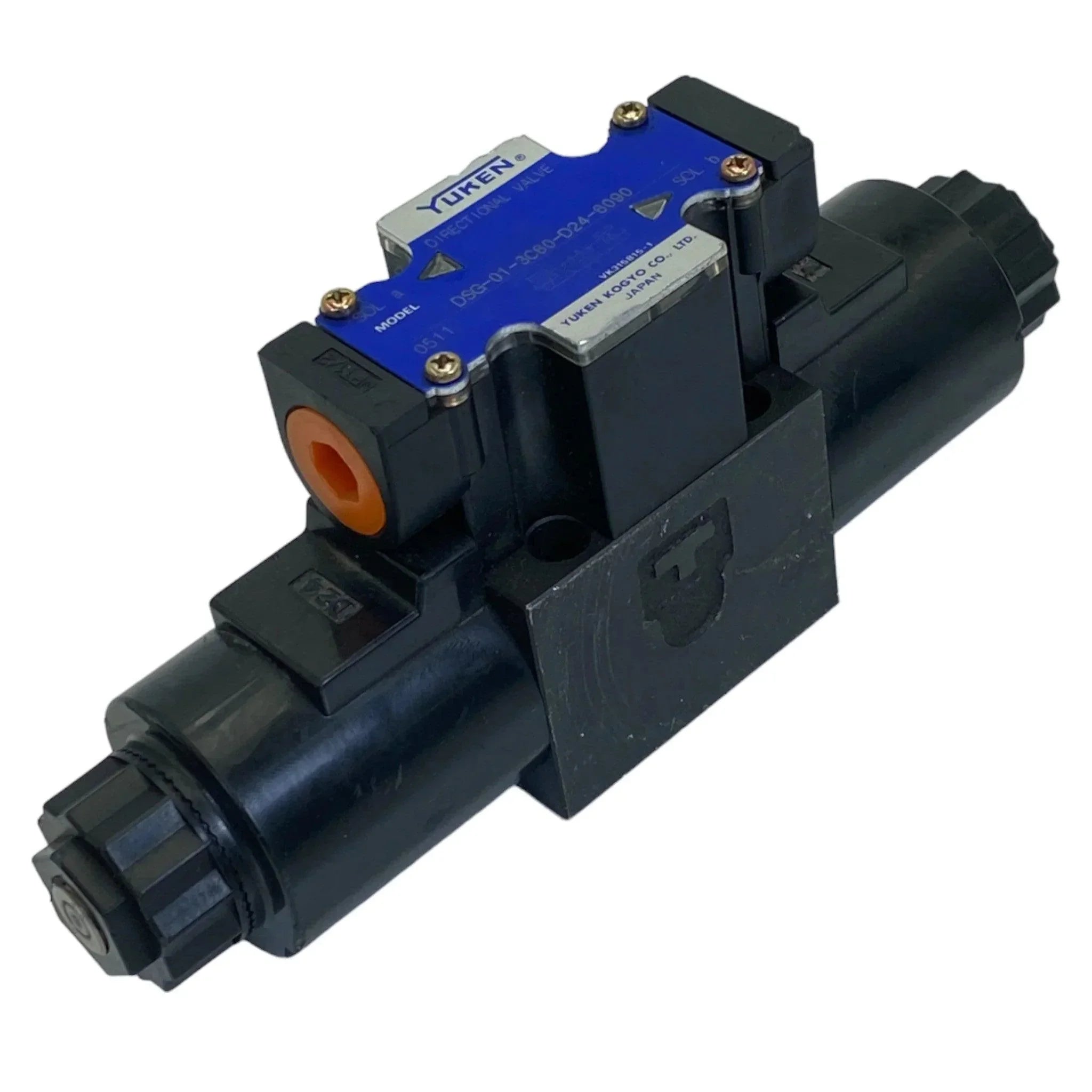 DSG-01-3C60-D24-7090 Yuken Hydraulics Solenoid Directional Valve