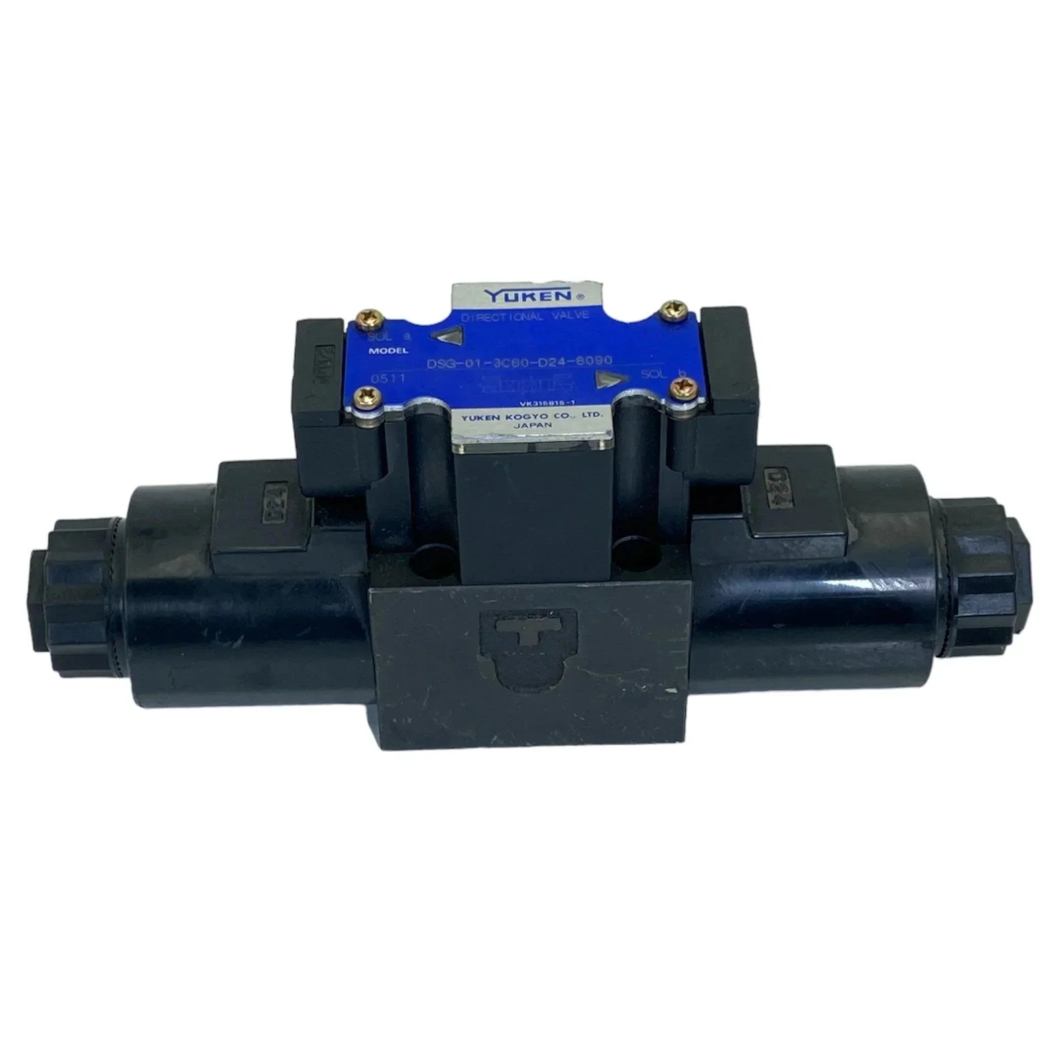 DSG-01-3C60-D24-7090 Yuken Hydraulics Solenoid Directional Valve