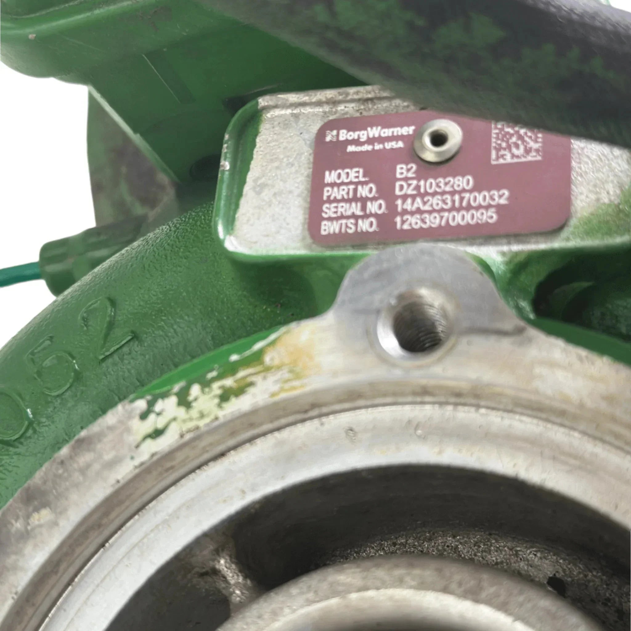 DZ100203 Genuine John Deere Turbocharger With Actuator