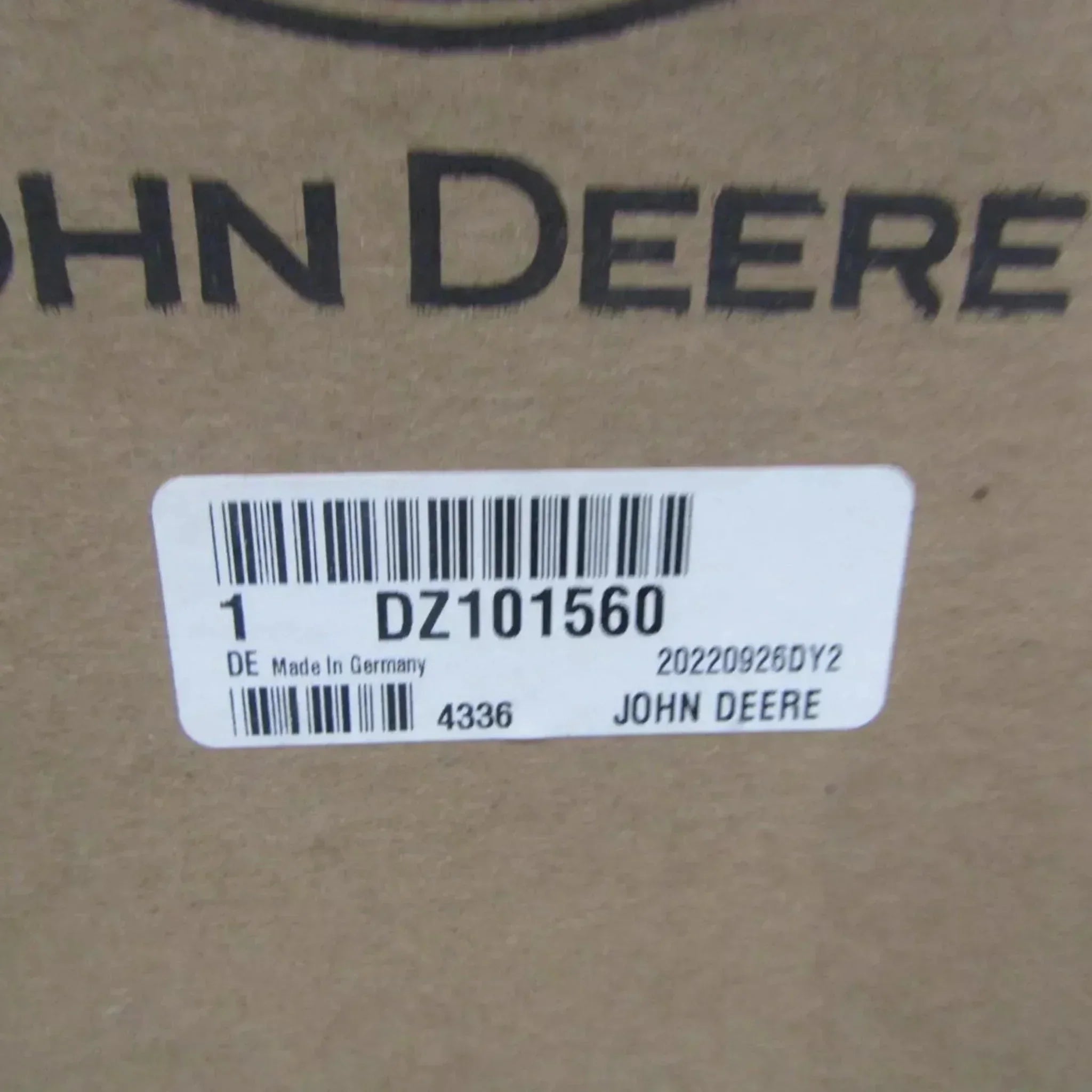DZ101560 Genuine John Deere Starter Motor 24V
