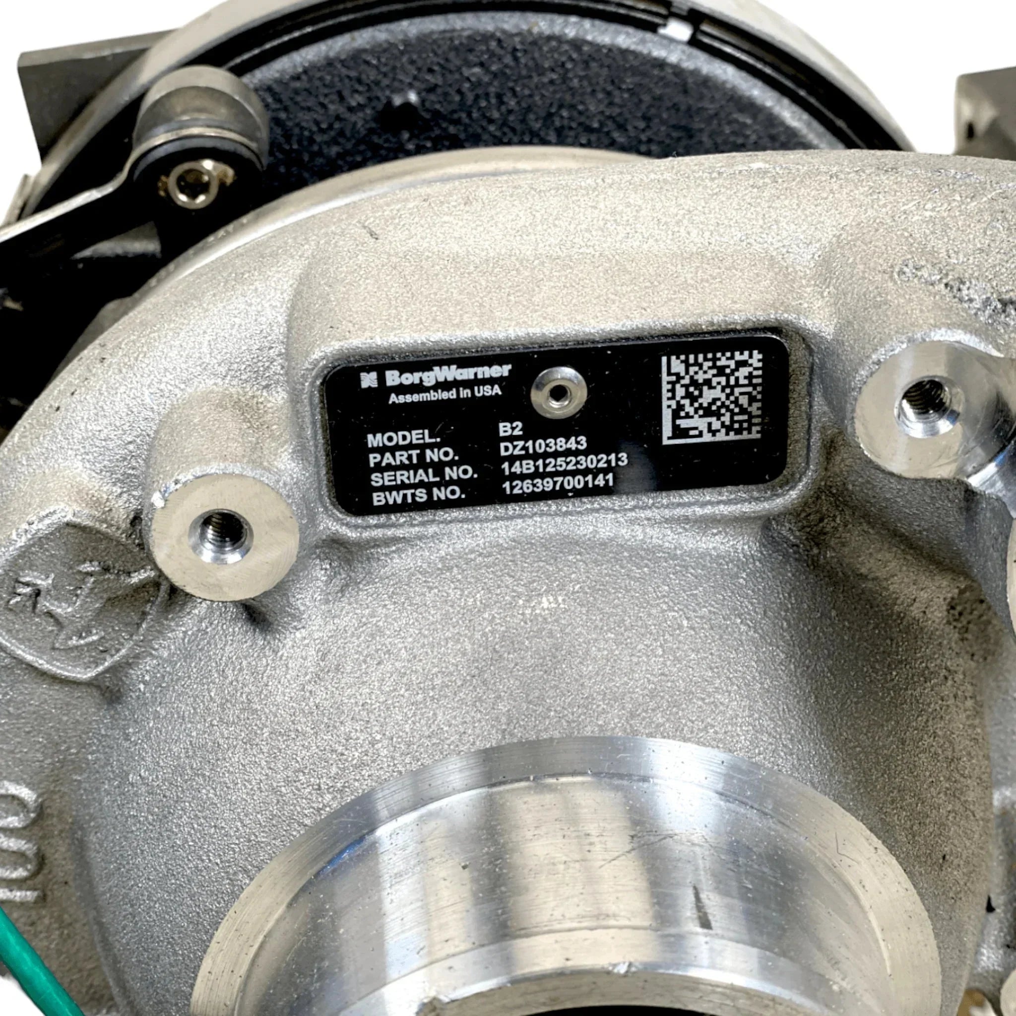 DZ103843 Genuine John Deere Turbocharger With Actuator 12V