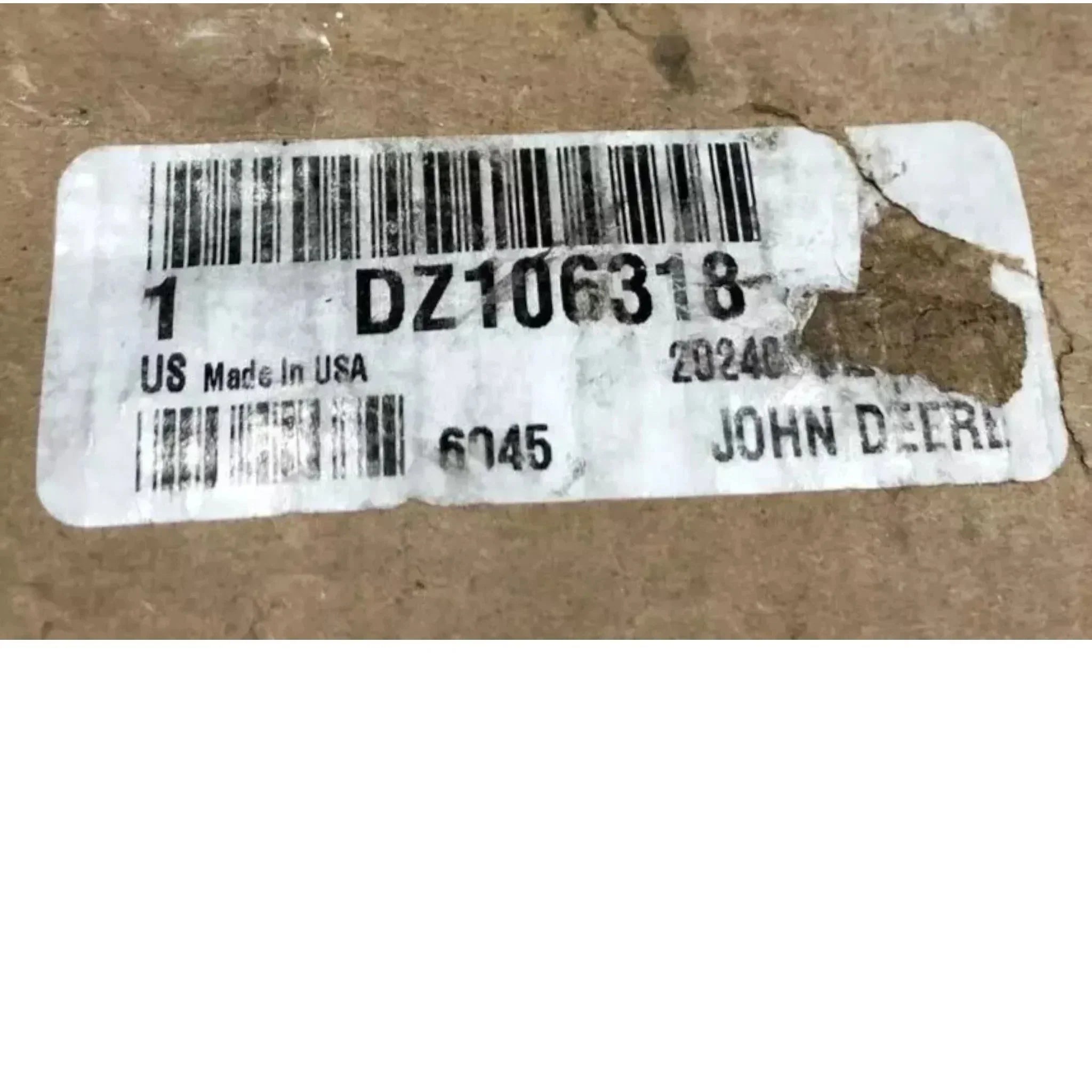 DZ106318 Genuine John Deere Water Pump