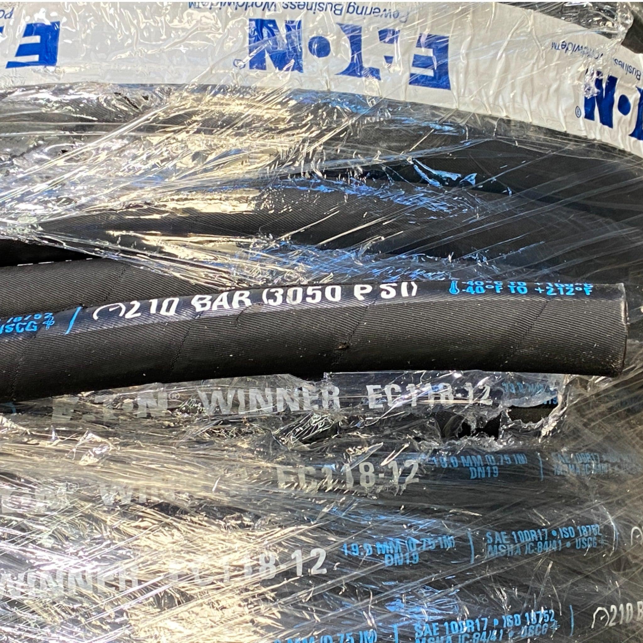 EC11812LRL Genuine Eaton Winner EC118 Series Rubber Hydraulic Braided Hose