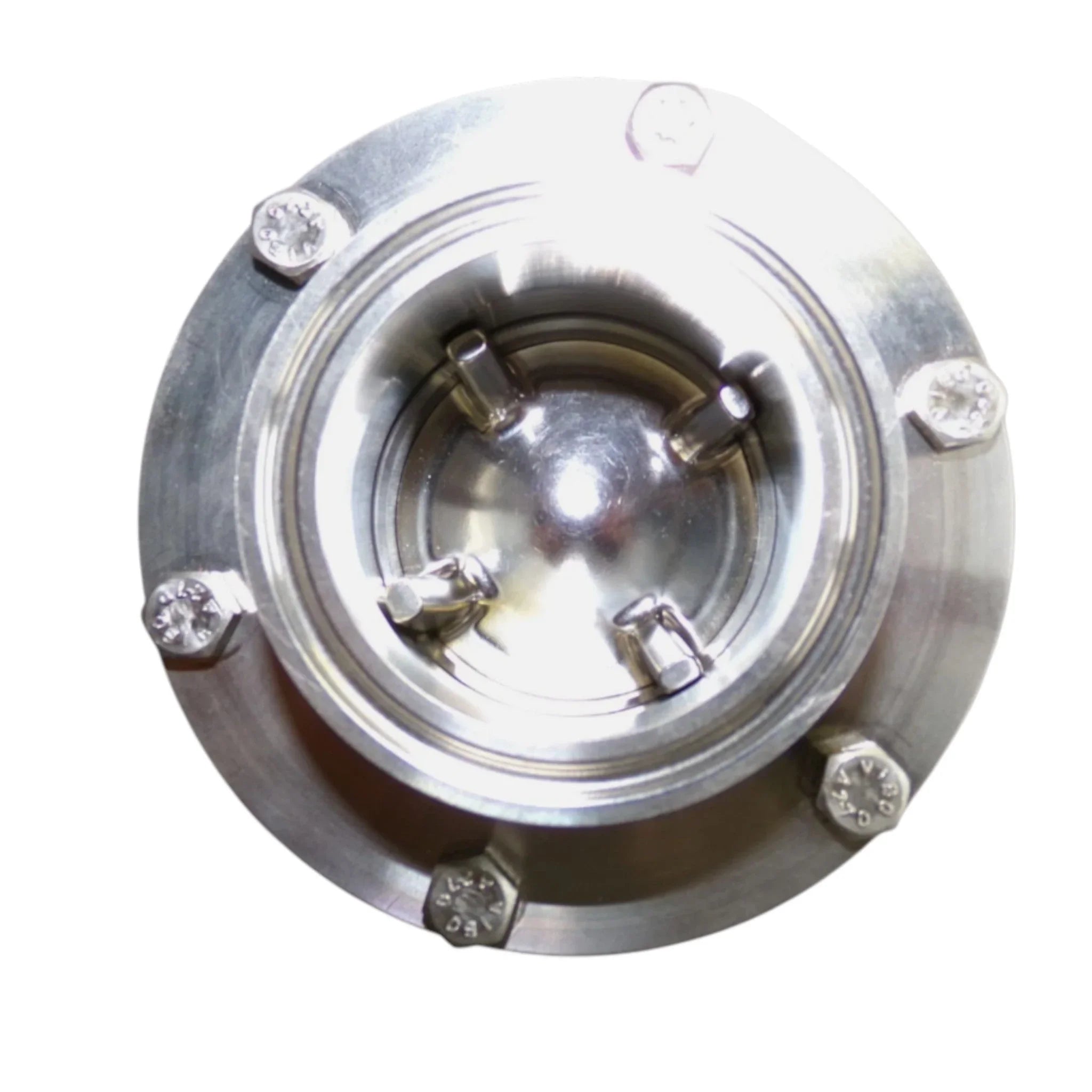 EDF-3A-H-CL-2.0-V-316 Ygros Horizontal EDF Springless Eccentric 3A Stainless Tri-Clamp Check Valve