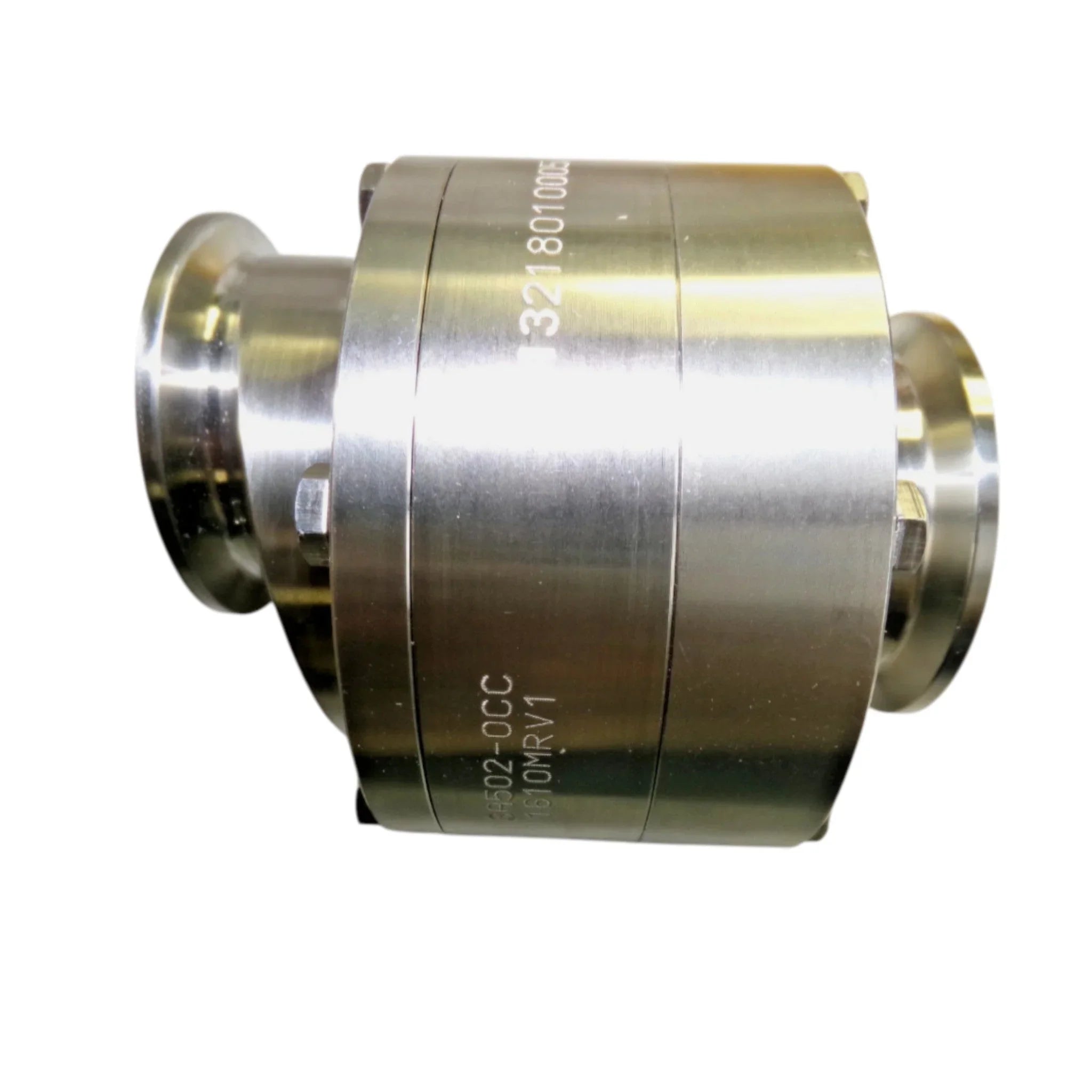 EDF-3A-H-CL-2.0-V-316 Ygros Horizontal EDF Springless Eccentric 3A Stainless Tri-Clamp Check Valve