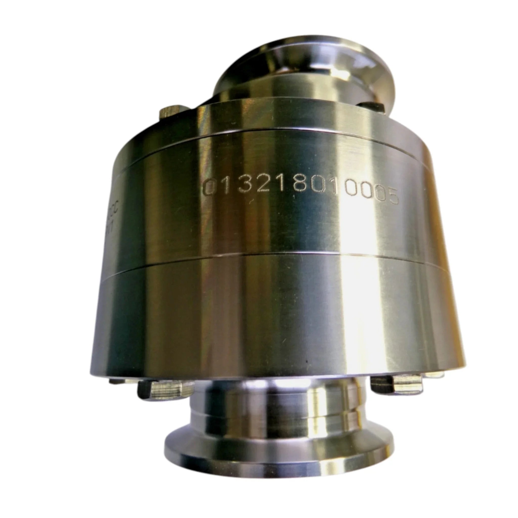 EDF-3A-H-CL-2.0-V-316 Ygros Horizontal EDF Springless Eccentric 3A Stainless Tri-Clamp Check Valve