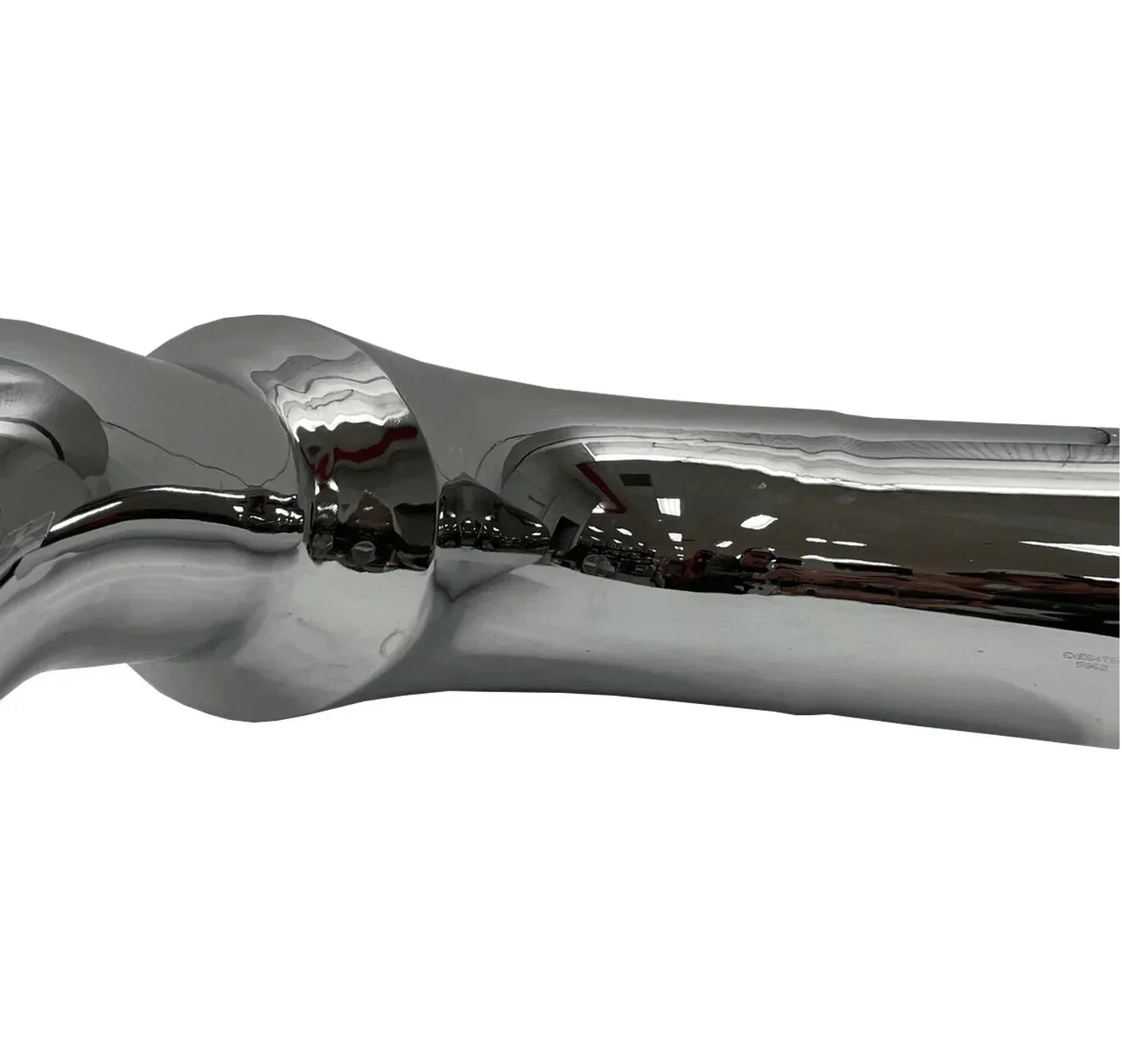 Exe84764L Genuine Roadworks Left Chrome Over Frame Exhaust Elbow