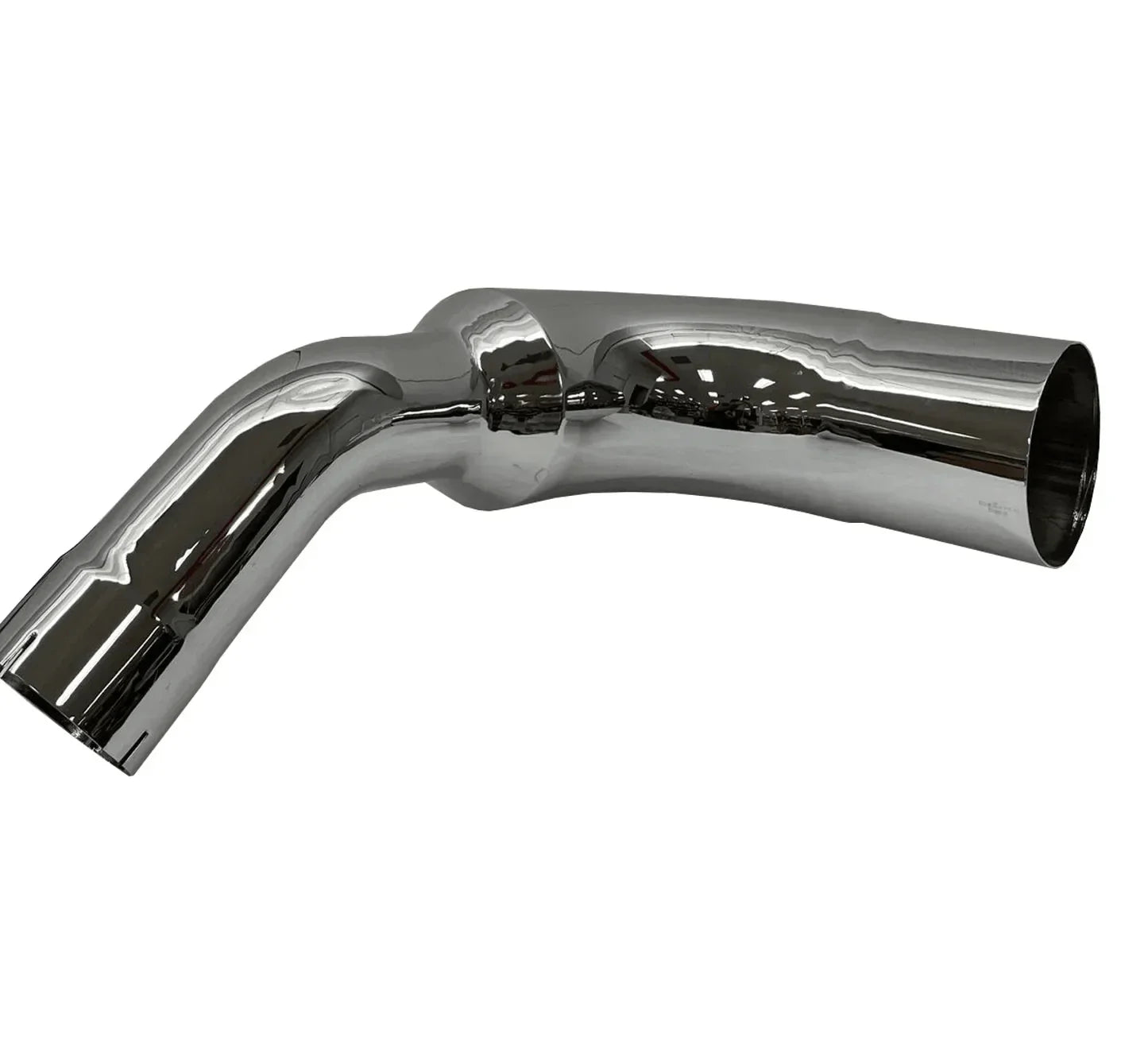 Exe84764L Genuine Roadworks Left Chrome Over Frame Exhaust Elbow
