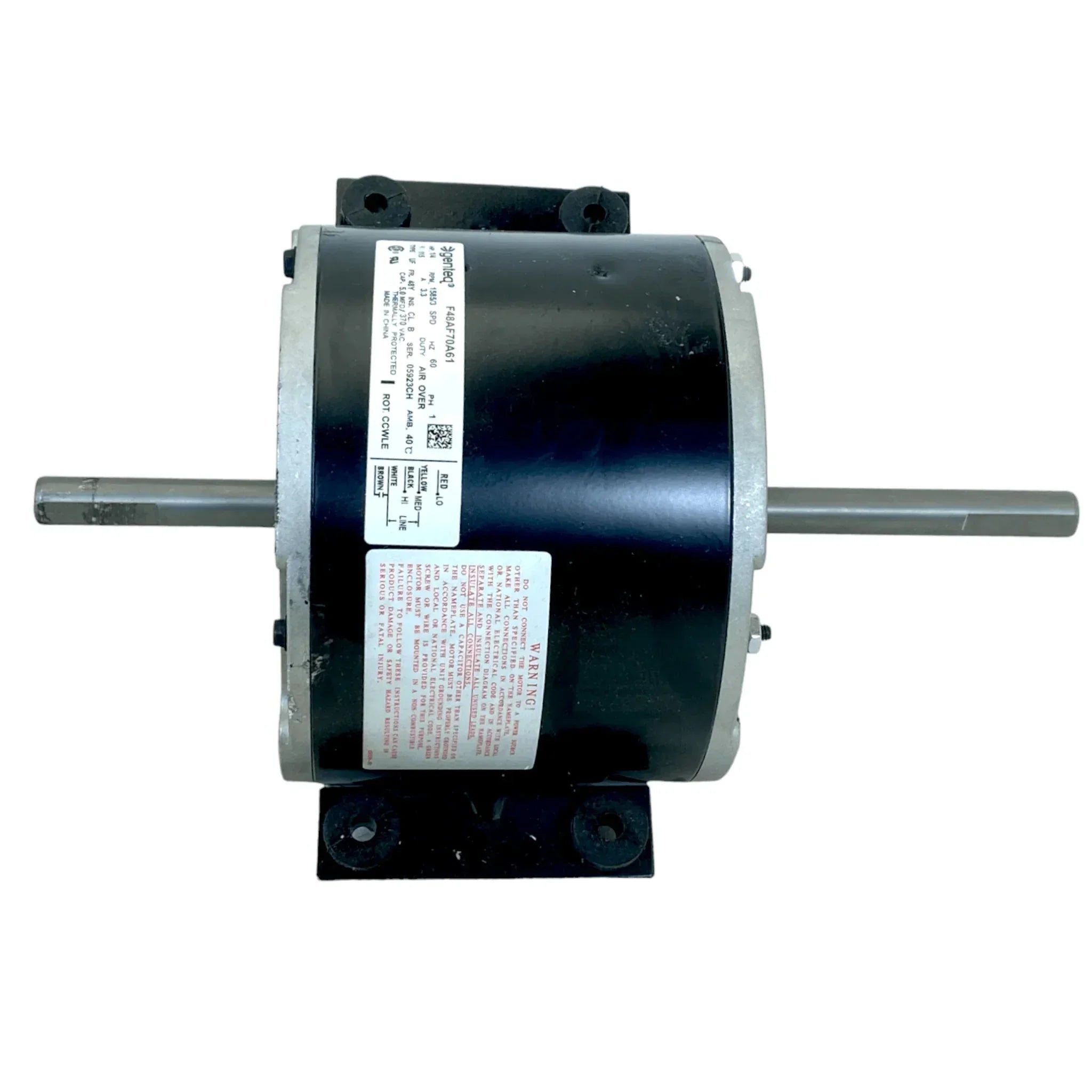 F48AF70A61 Genteq Blower Fan Motor For Duo-Therm Brisk II