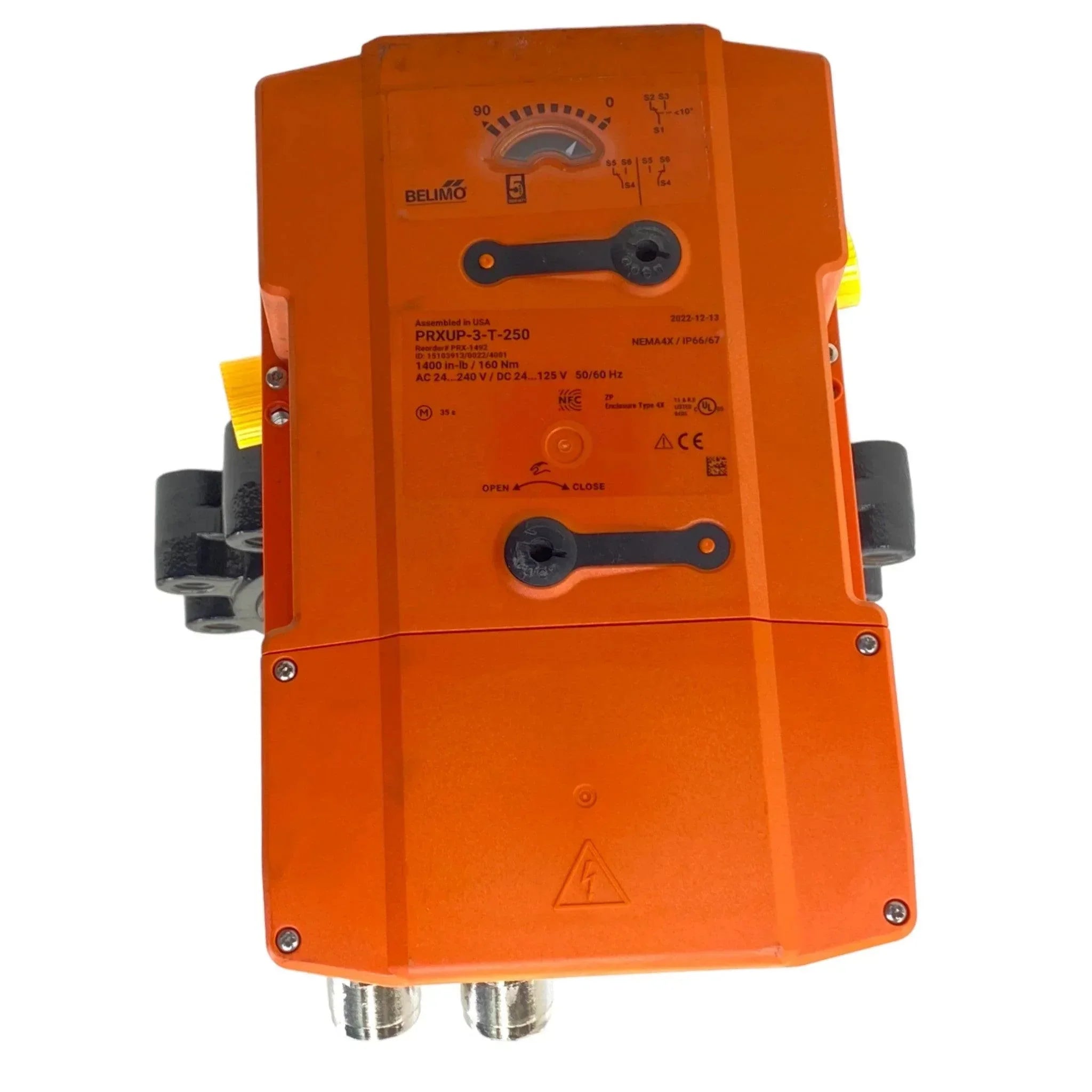 F6250L+PRBUP-3-T-250 Belimo Actuator Butterfly Valve Assembly