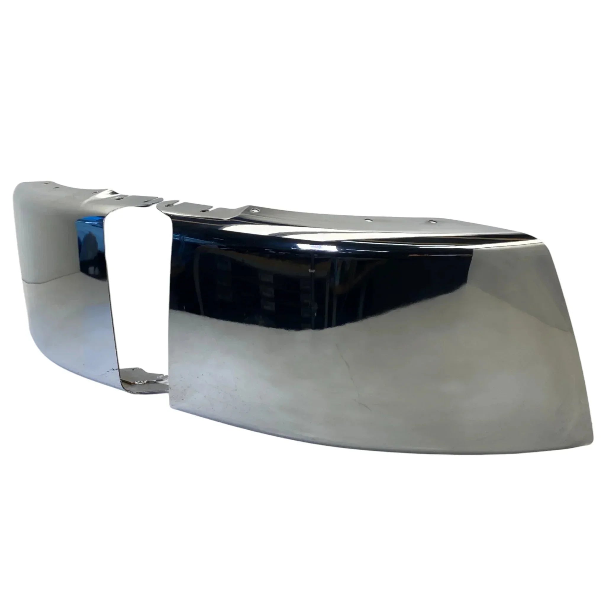 FR-115A L FR-115A R Freightliner Chrome Front Bumper Left & Right Side Corner