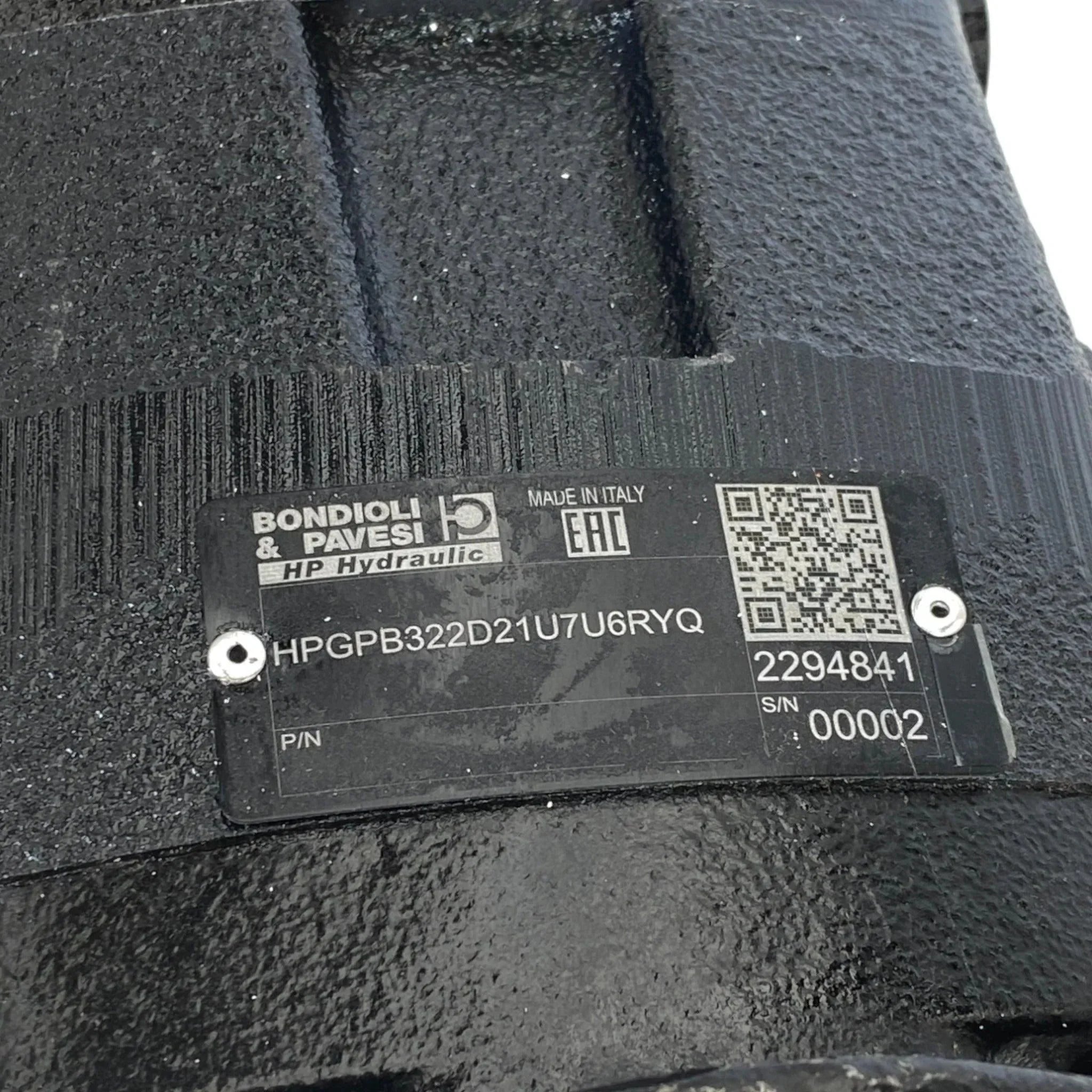 HPGPB322D2147U6RYQ Bondioli & Pavesi Hydraulic Pump